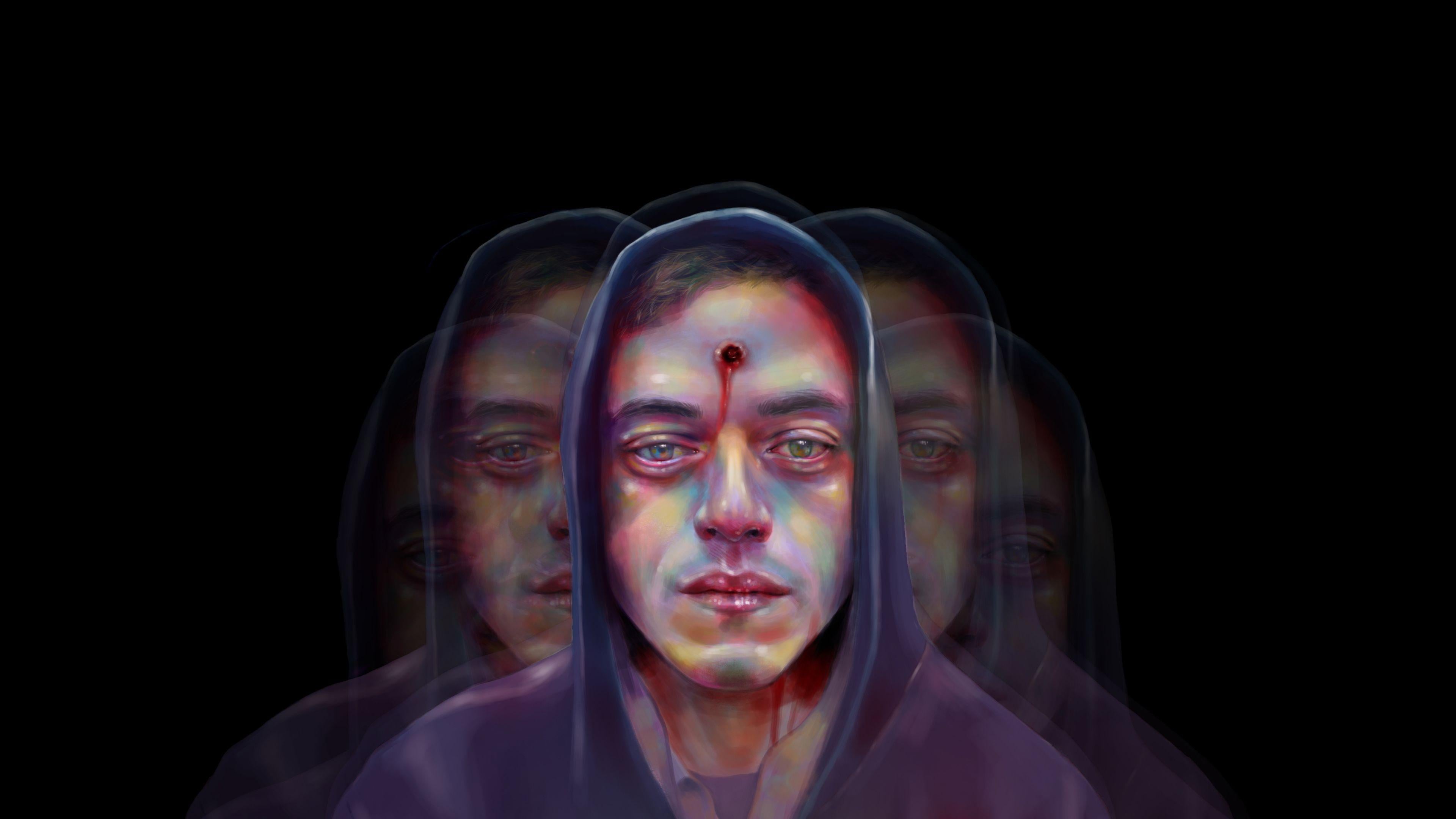 3840x2160 Chapter, Mouth, Robot, Mr Robot, Art 4K Ultra HD Wallpaper