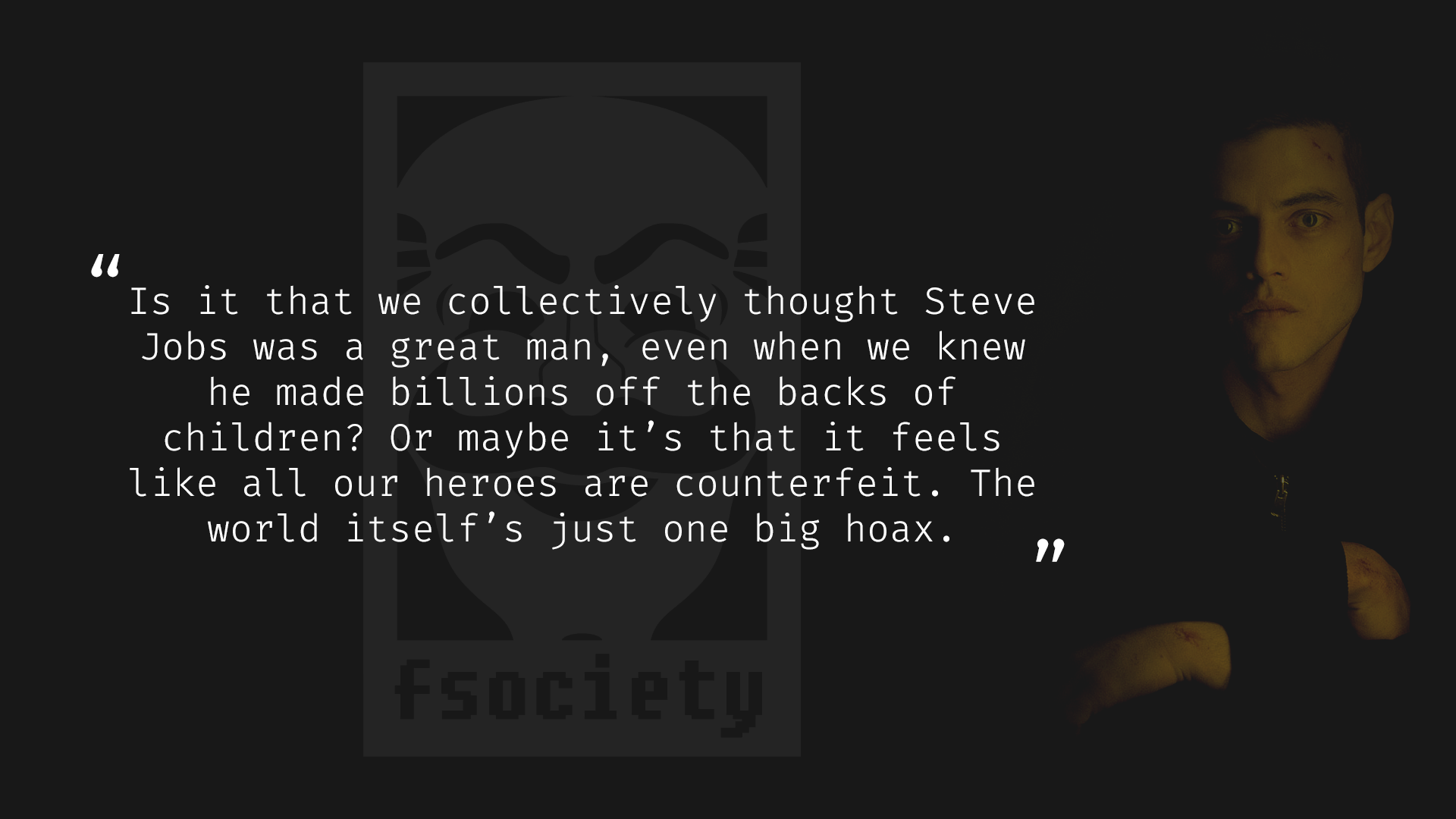 1920x1080 Mr Robot iPhone Wallpaper Group , Download for free