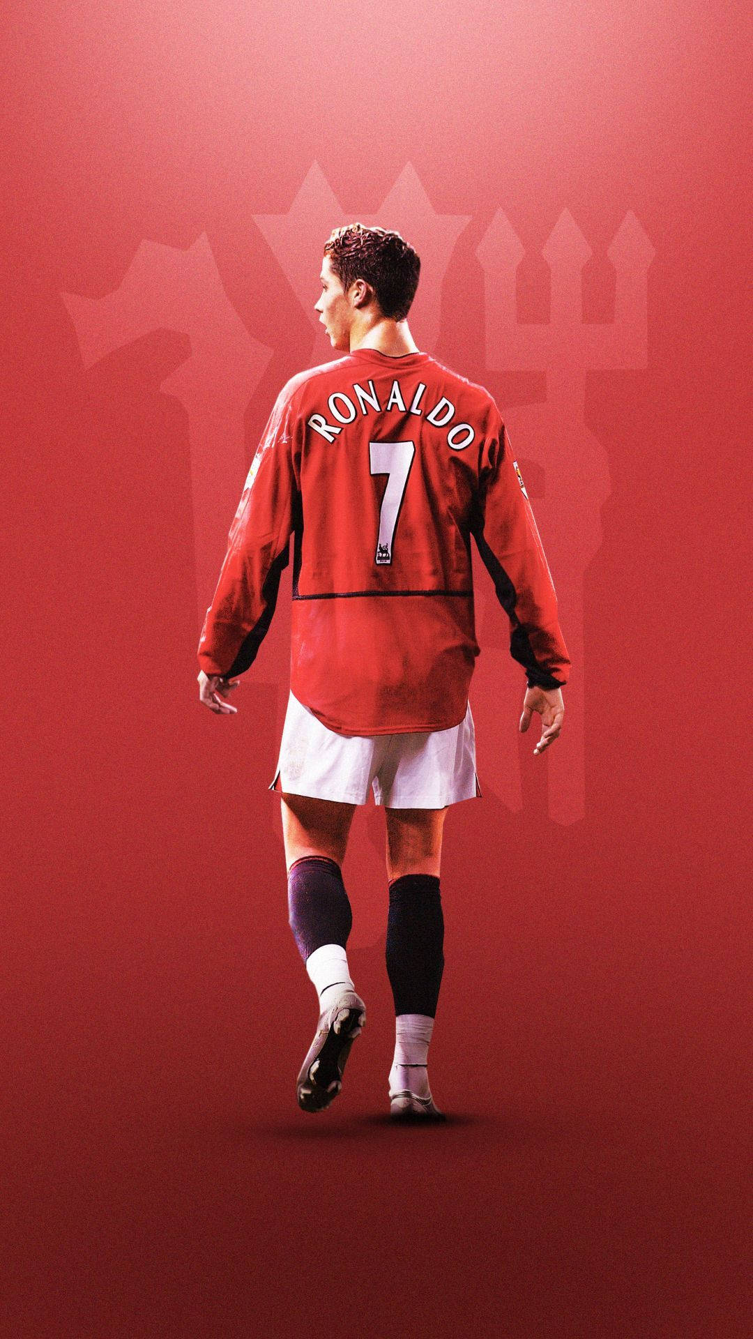 1080x1920 Download Cristiano Ronaldo Manchester United Red Devi Wallpaper