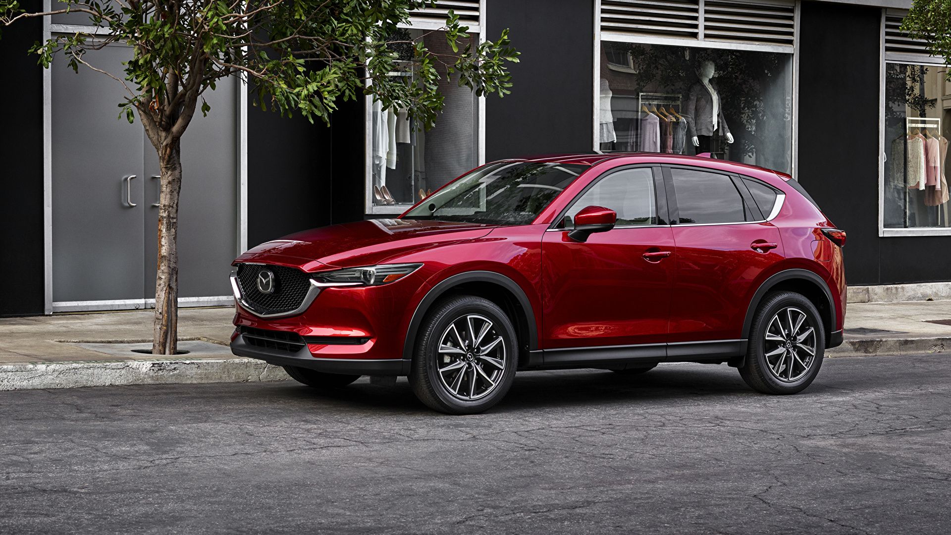 1920x1080 Image Mazda 2017 CX 5 Red Cars Metallic 1920x1080