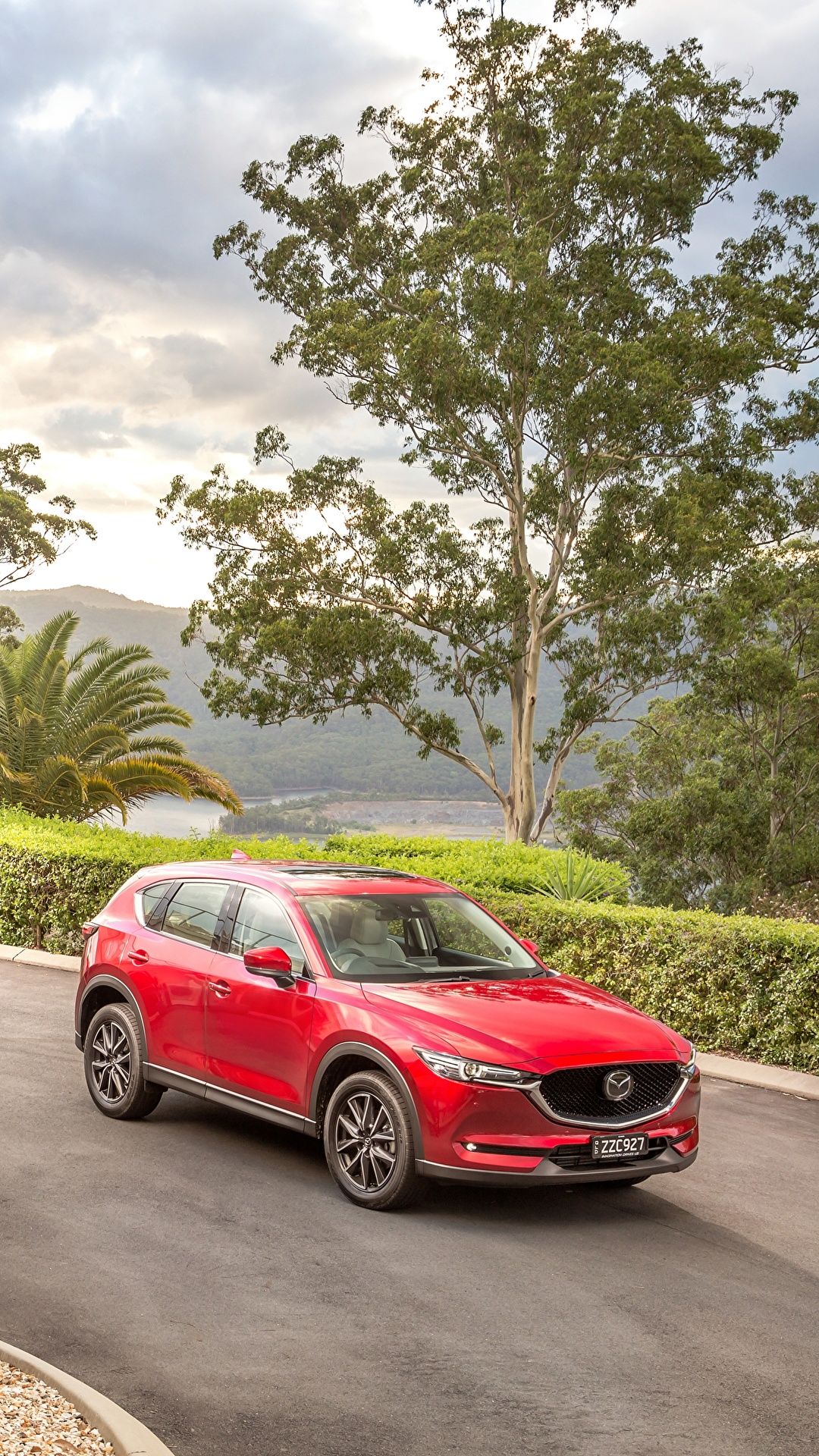 1080x1920 Desktop Wallpaper Mazda 2017 CX 5 Akera Red Cars Metallic 1080x1920