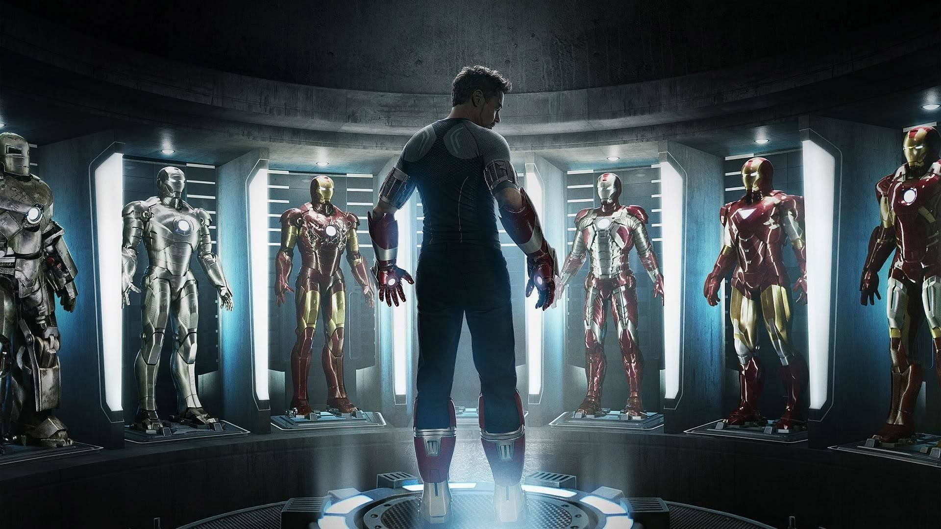 1920x1080 Download 1080p HD Tony Stark Iron Man Suits Wallpaper