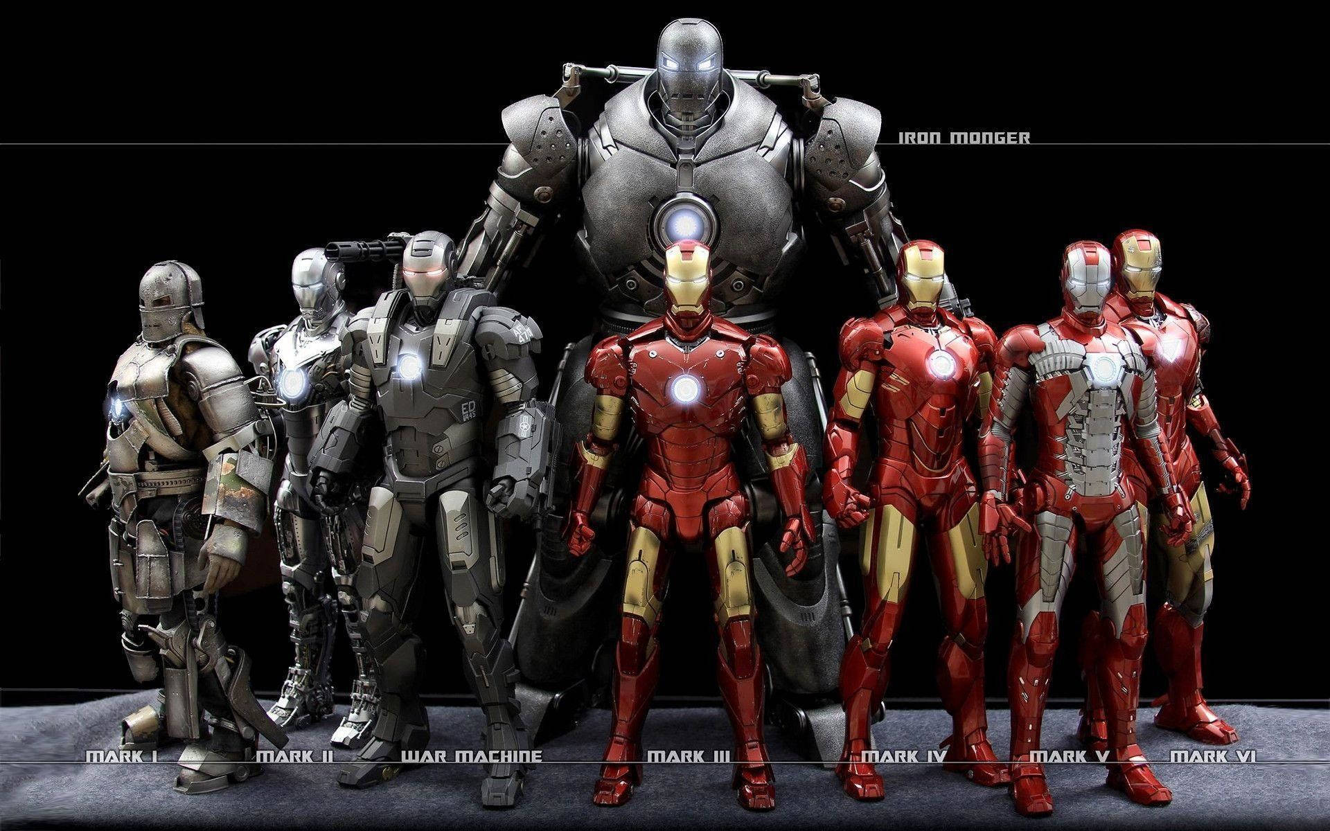 1920x1200 Download The Iron Man Mark 3 suit worn by Tony Stark Wallpaper