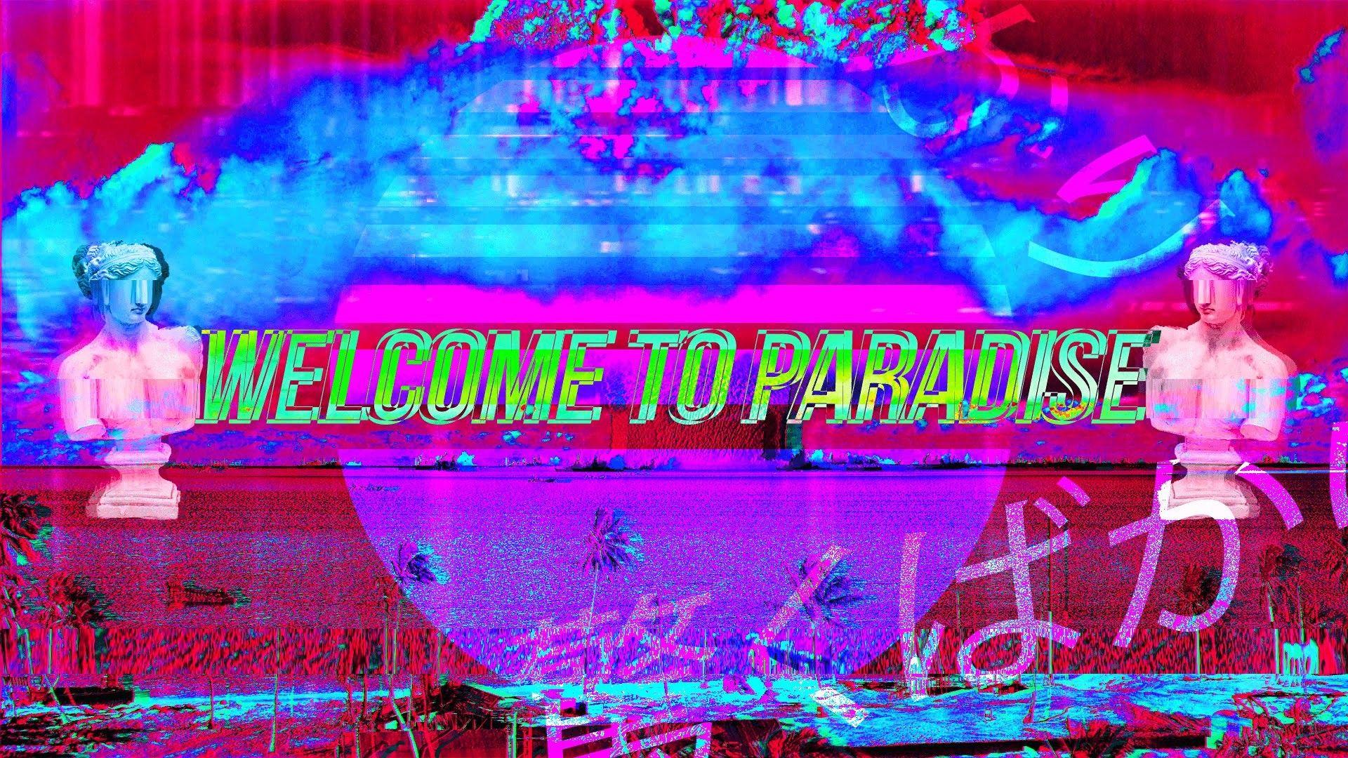 1920x1080 Free Download Vaporwave Background Welcome To