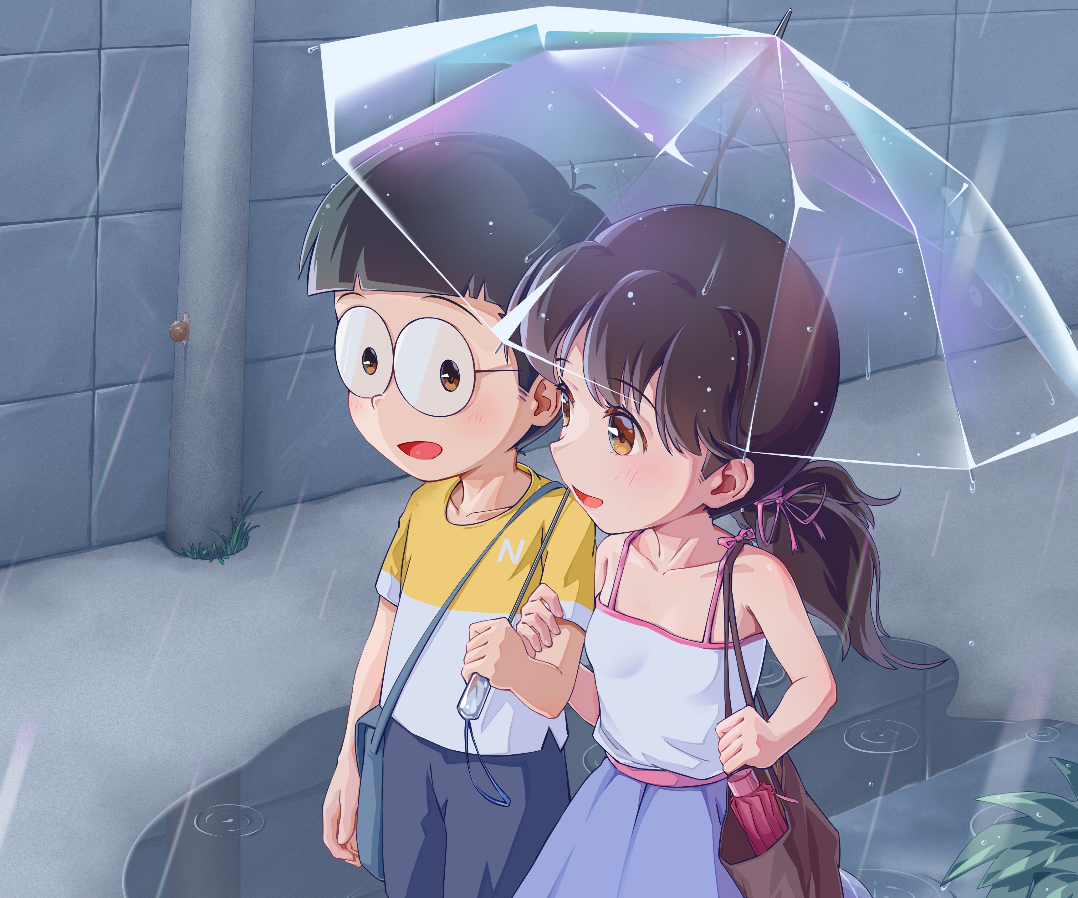 3445x2871 Anime Doraemon HD Wallpaper and Background