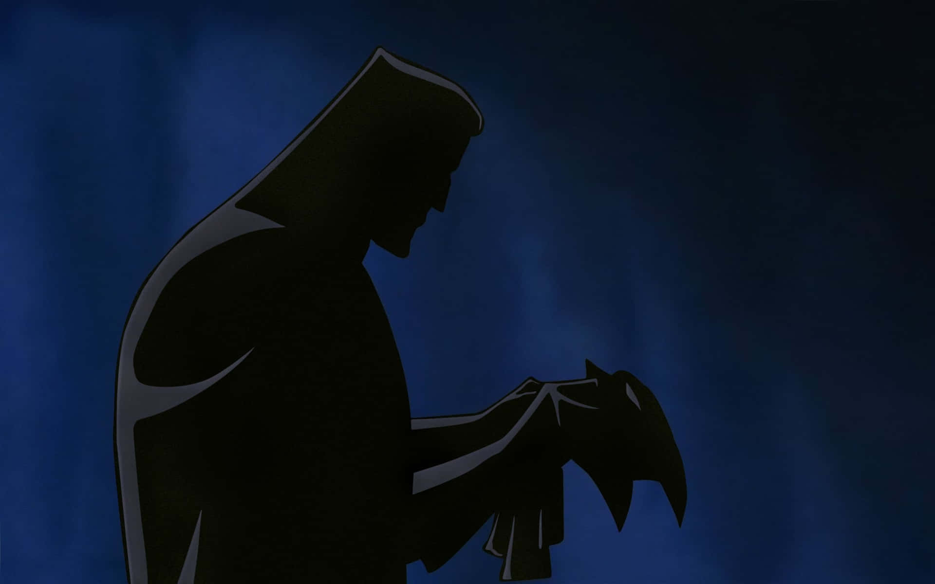 1920x1200 Download Batman and Phantasm in an intense standoff Wallpaper
