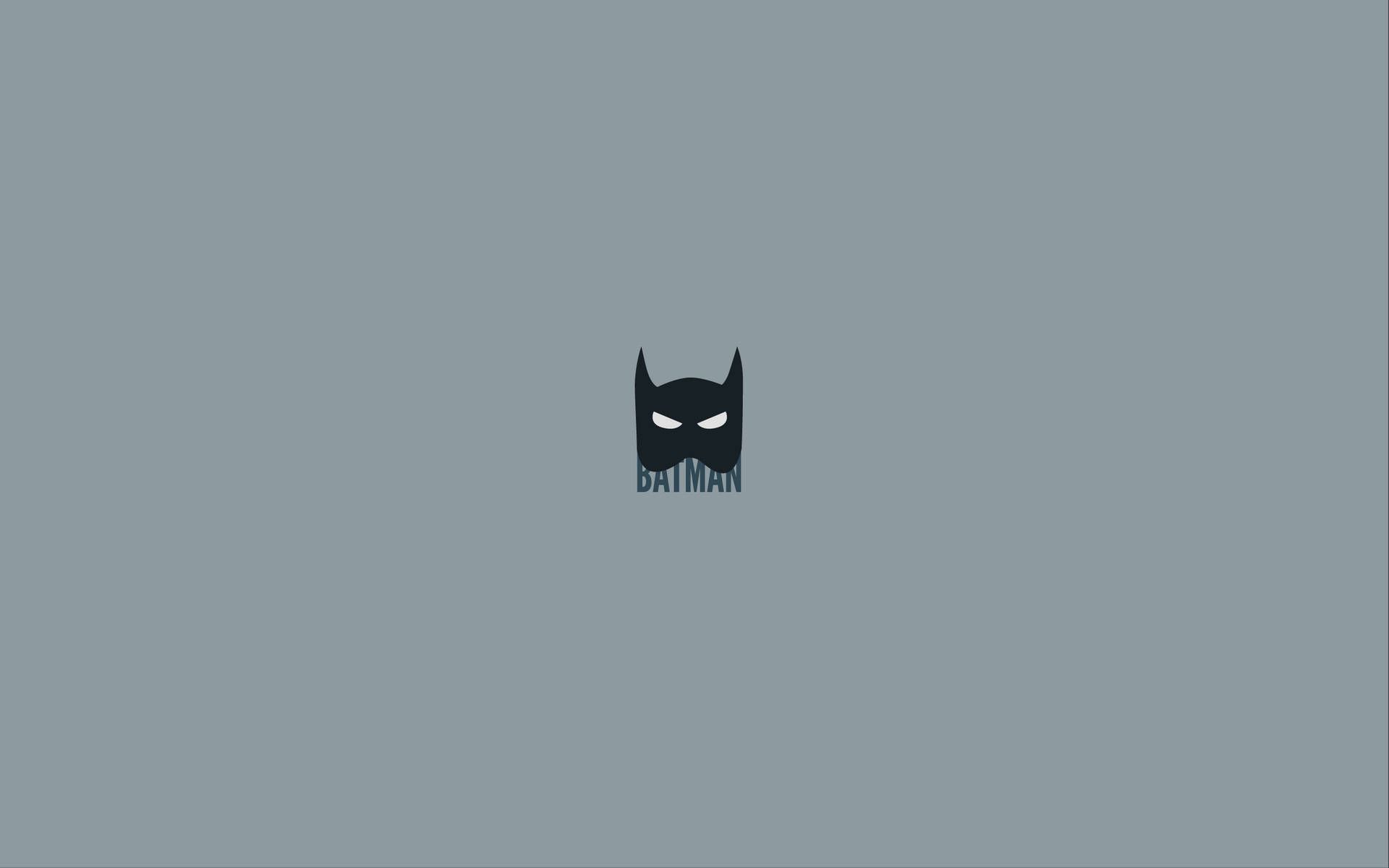 1920x1200 Download Batman Mask In Plain Color Wallpaper