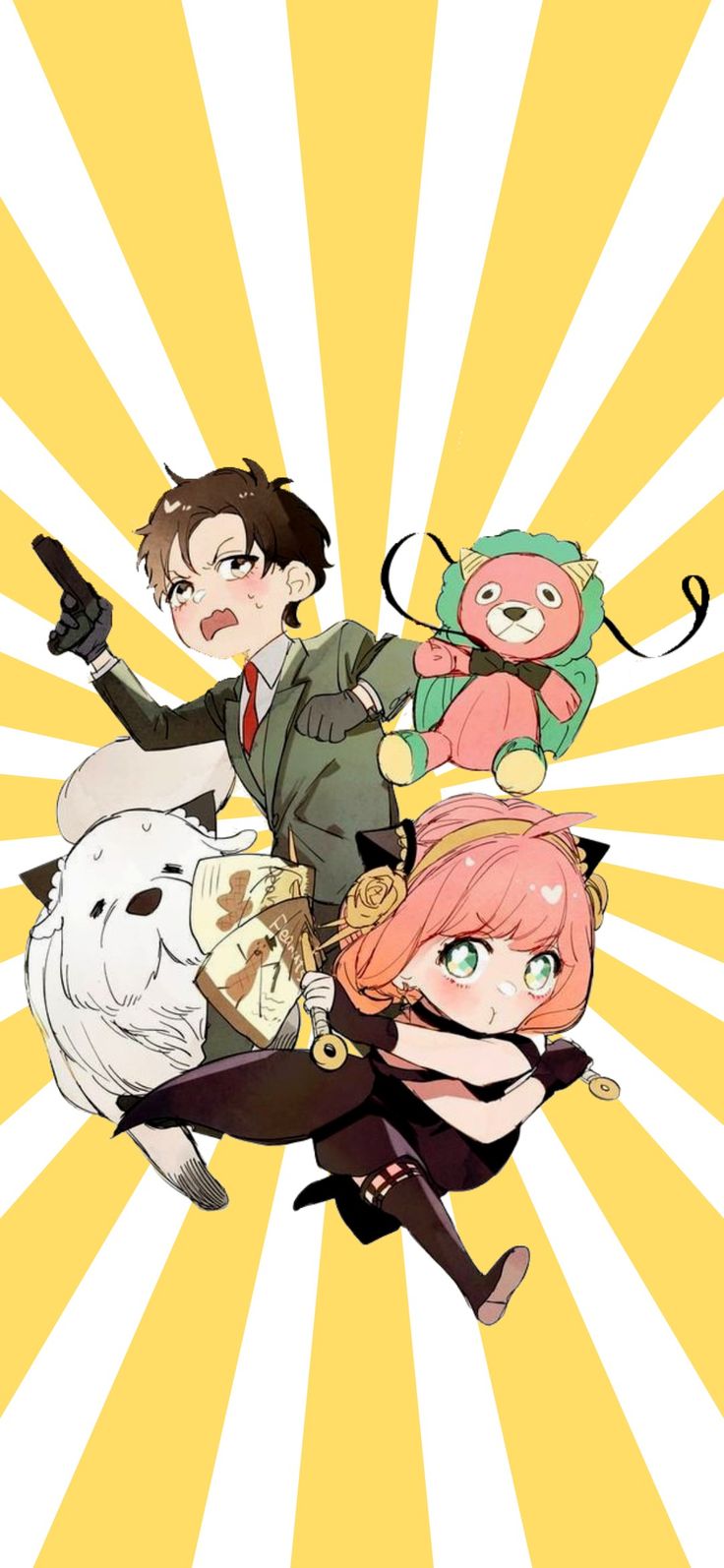 736x1594 DAMIAN X ANYA X FAMILY. Character wallpaper, Cool anime wallpaper, Anime wallpaper