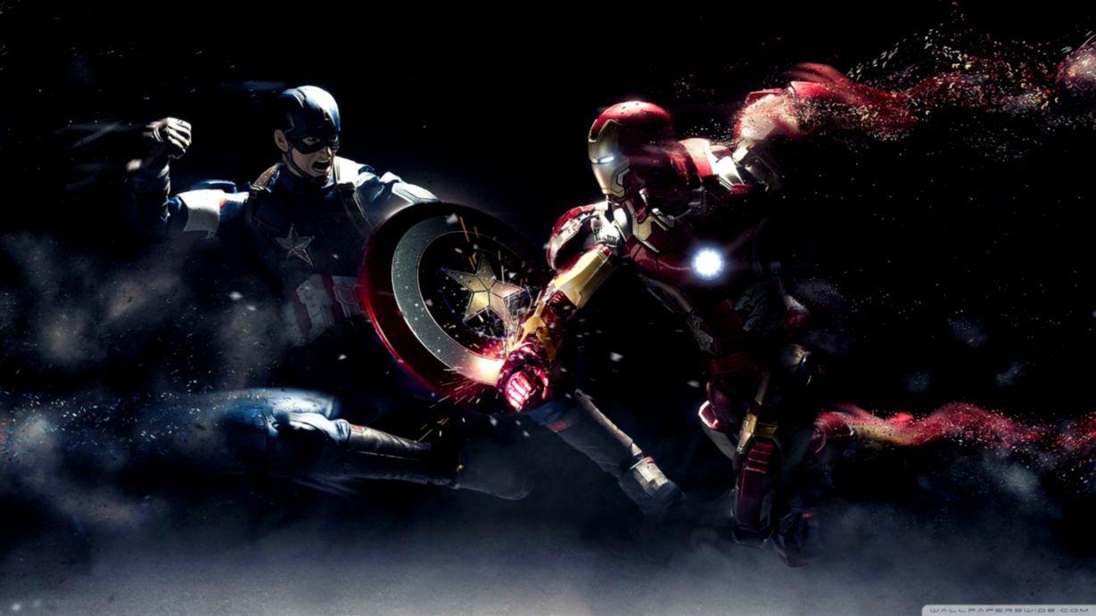 1229x691 Captain America Iron Man Wallpaper