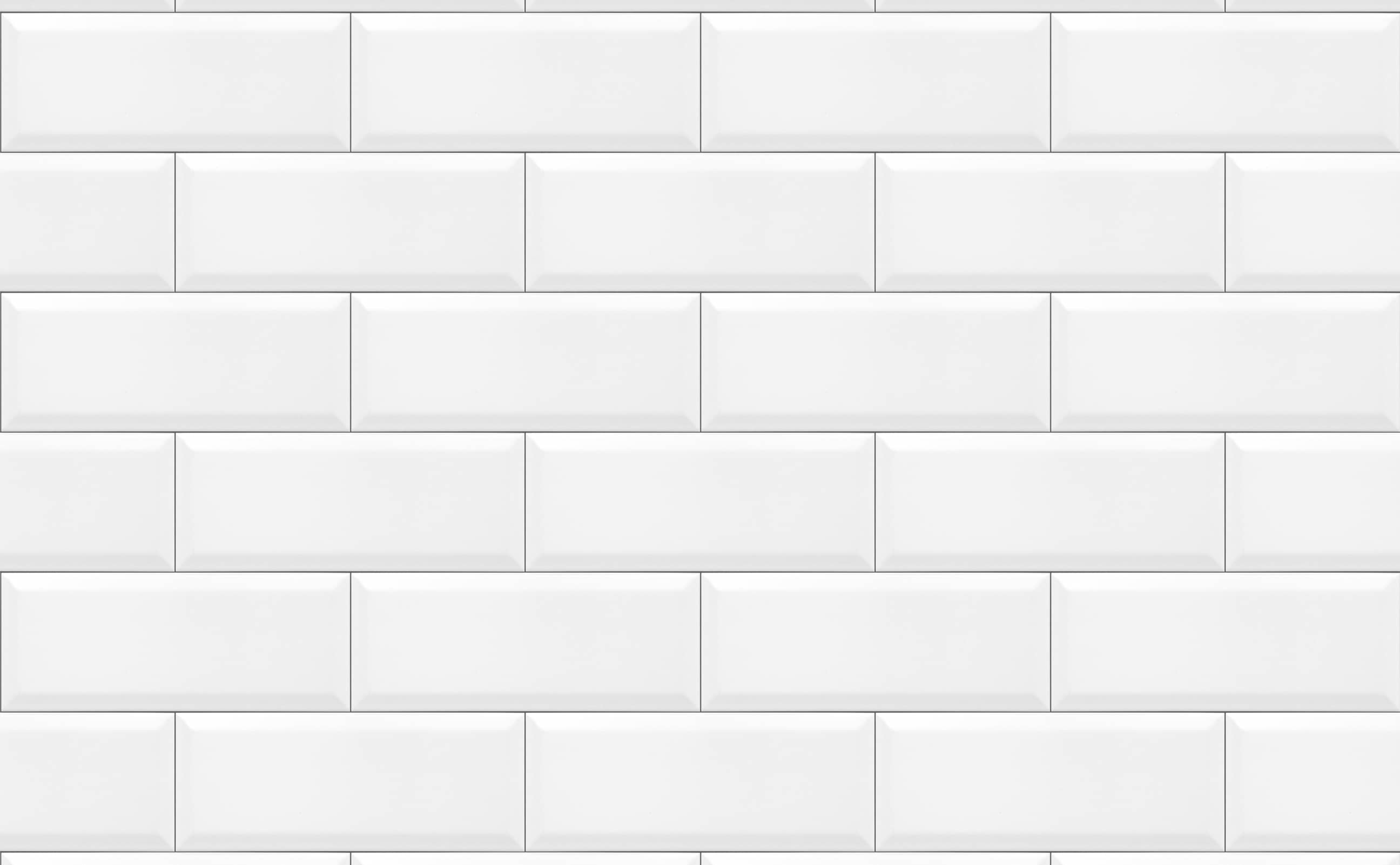 Mini Brick White Marble Solid Core Peel & Stick Mosaic Tile