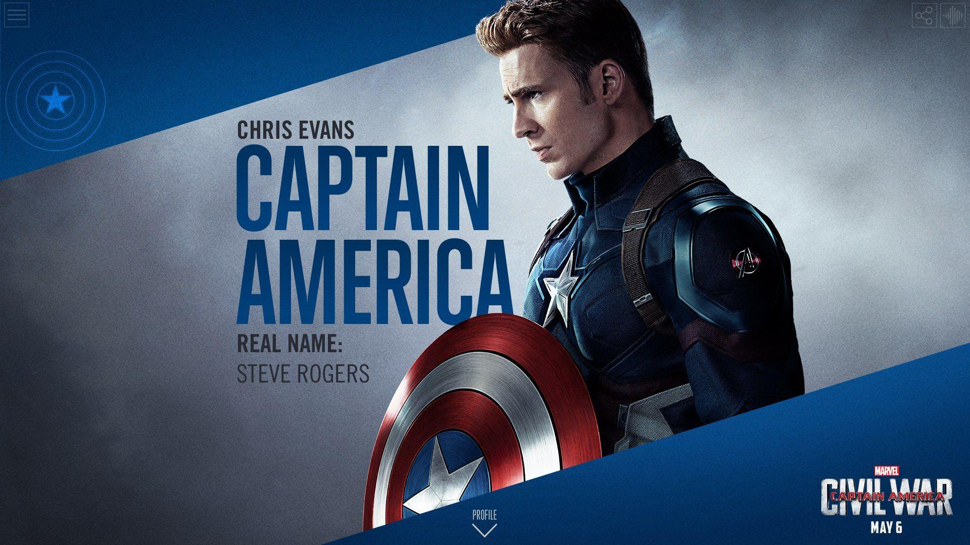 1920x1080 Captain America Desktop HD Wallpaper 37881