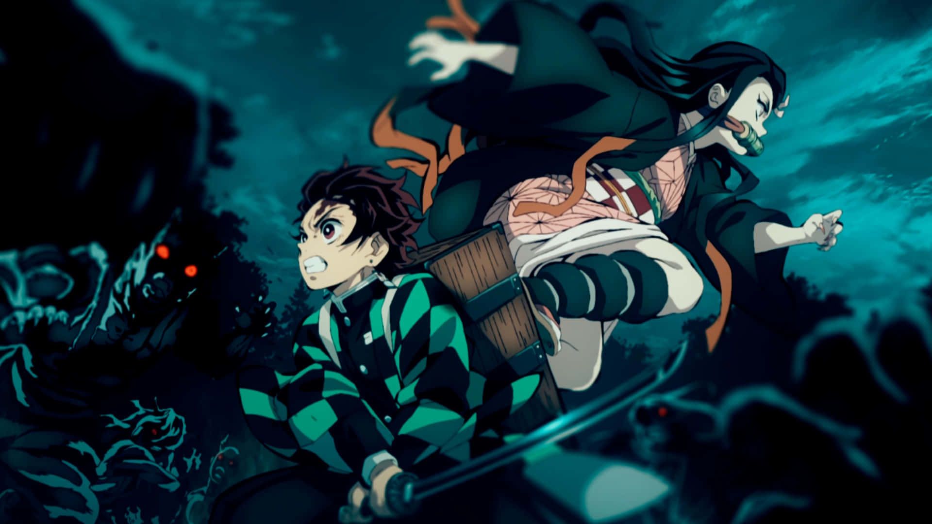 1920x1080 Demon Slayer 4k Background