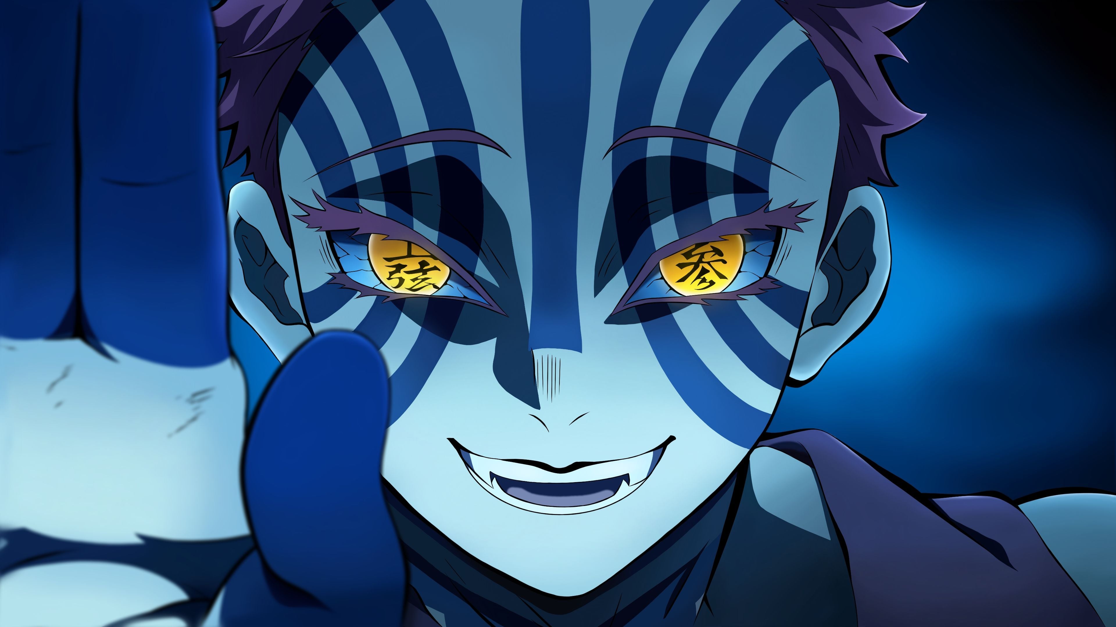 3840x2160 HD desktop wallpaper: Anime, Demon, Demon Slayer: Kimetsu No Yaiba, Kimetsu No Yaiba download free picture