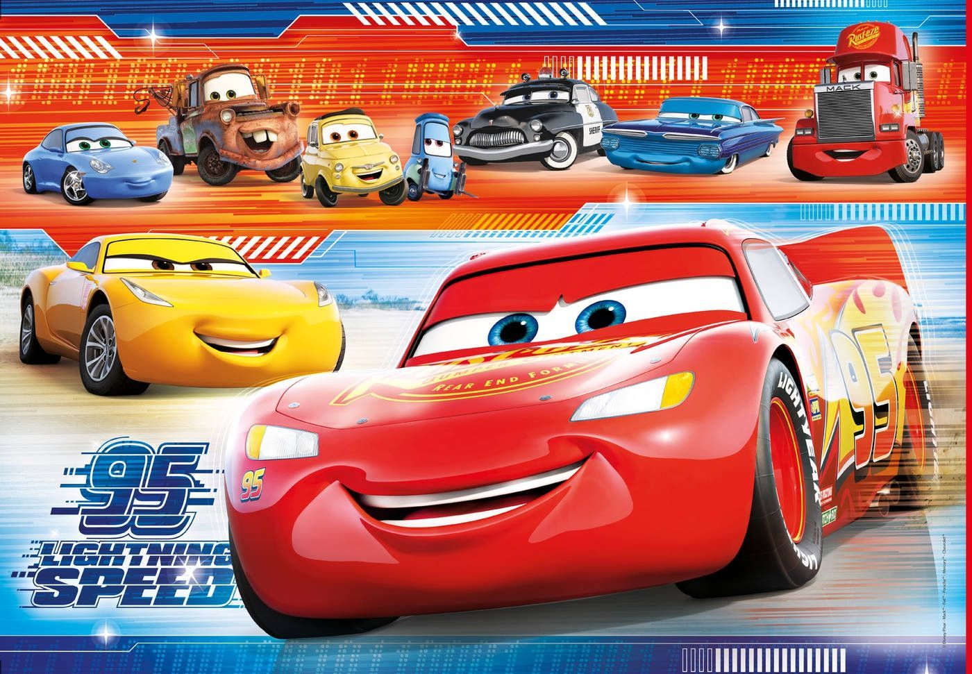 1400x971 Download Disney Pixar Cars 3 Characters Wallpaper