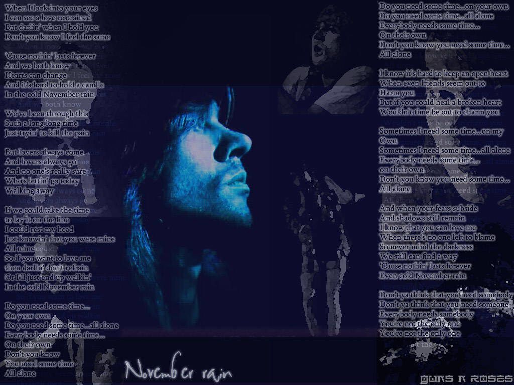 1024x768 Guns N' Roses November Rain
