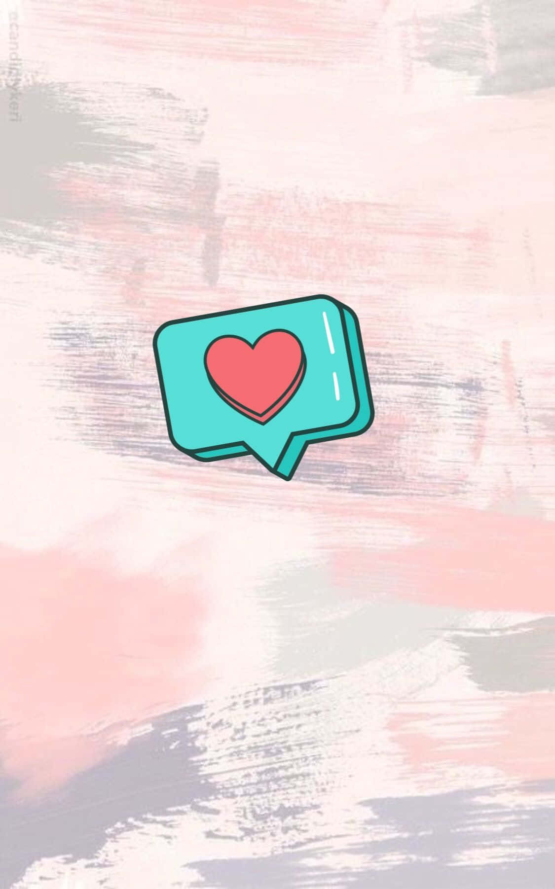 1125x1803 Download Heart Inside Bubble For Instagram Stories Wallpaper