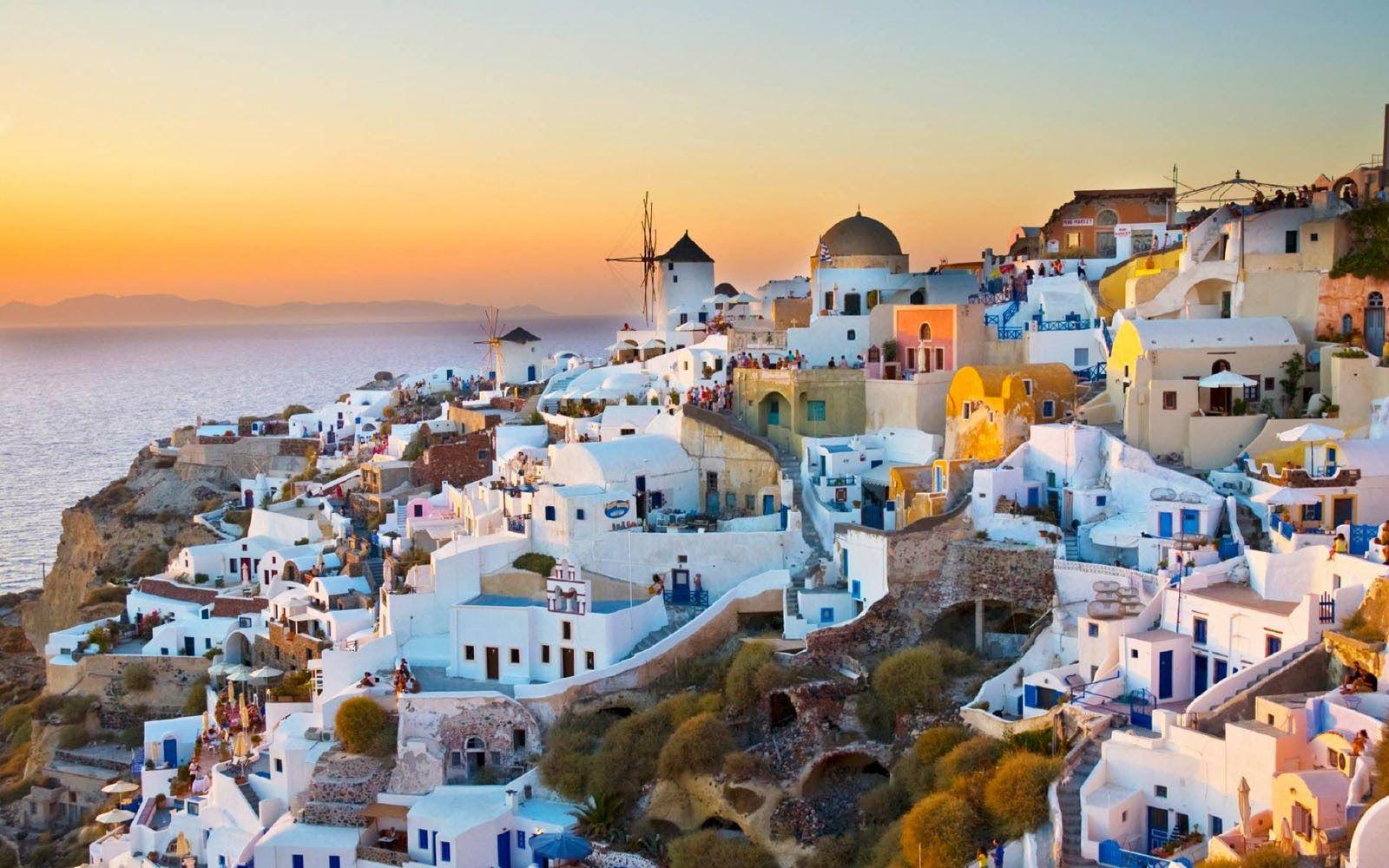 1600x1000 Santorini Wallpaper, Background, Photo, Image And