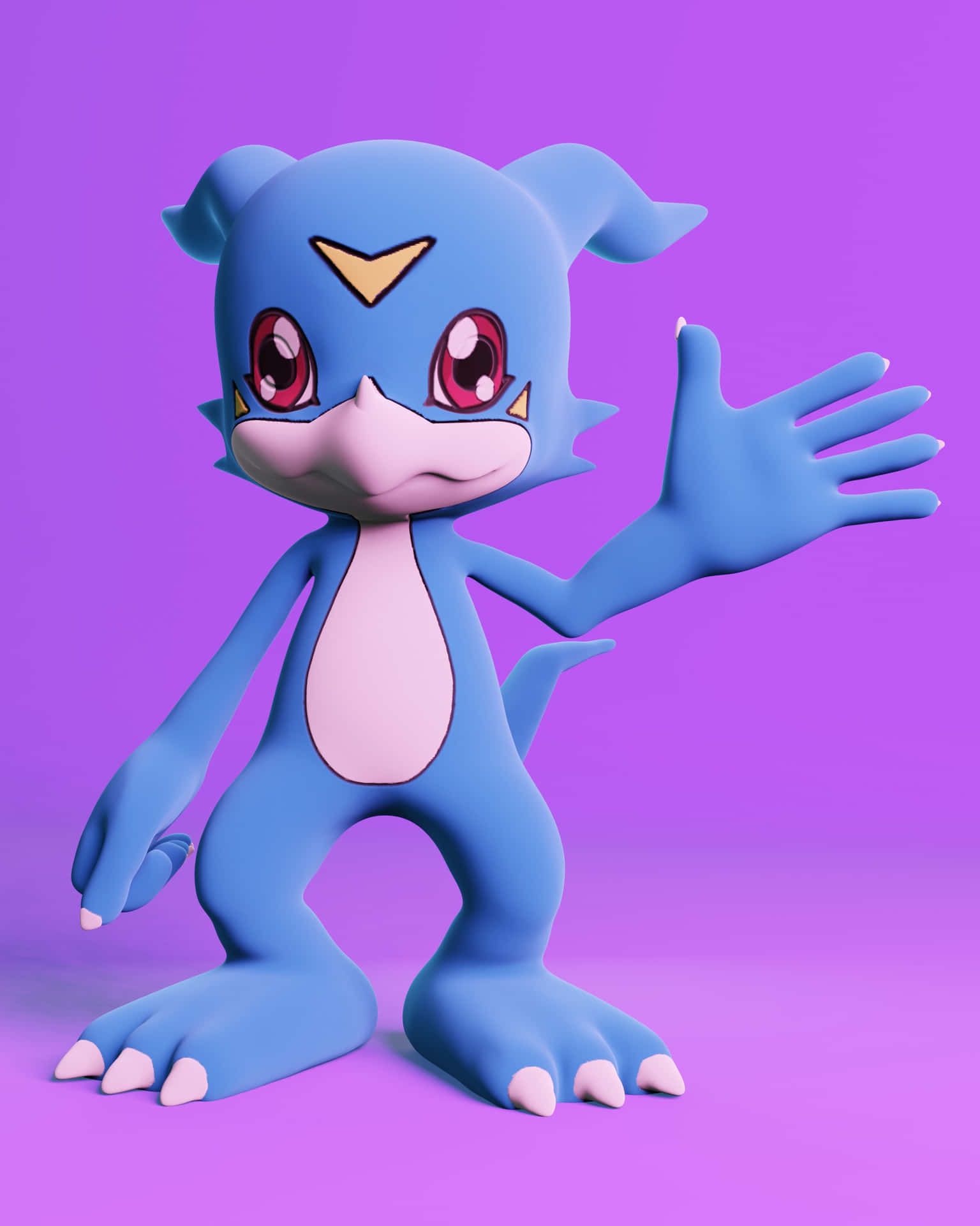 1536x1920 Veemon Wallpaper