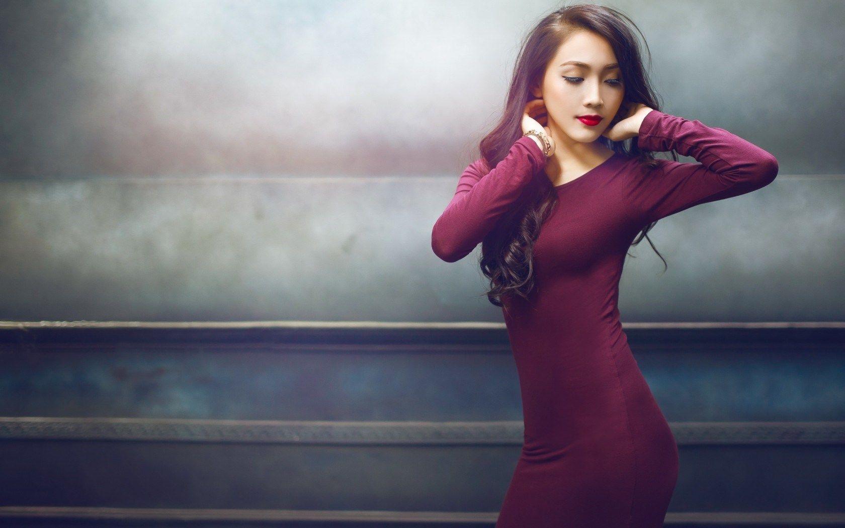 1680x1050 asian girl wallpaper