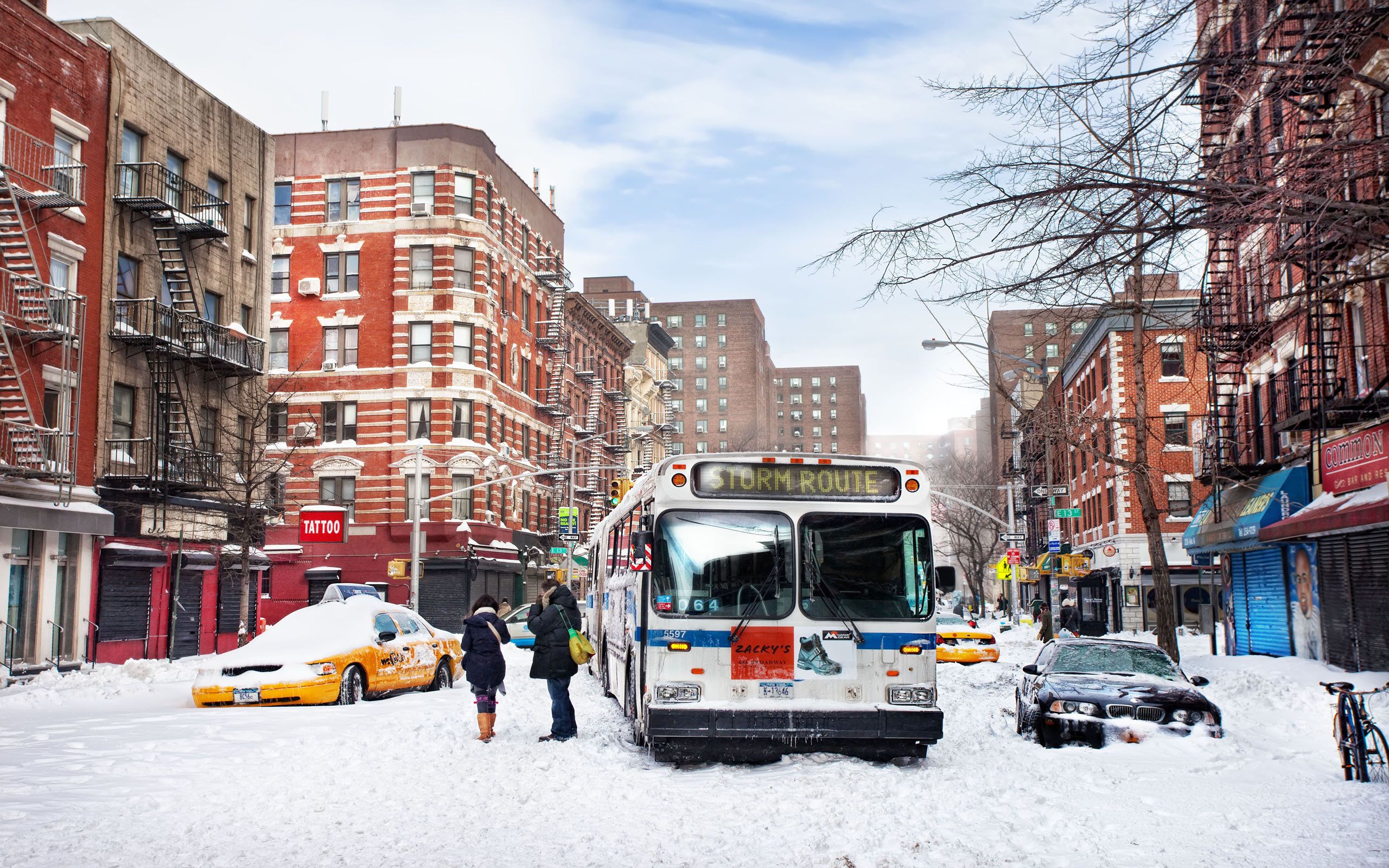 2560x1600 The best of New York City's 2018 snow on Instagram