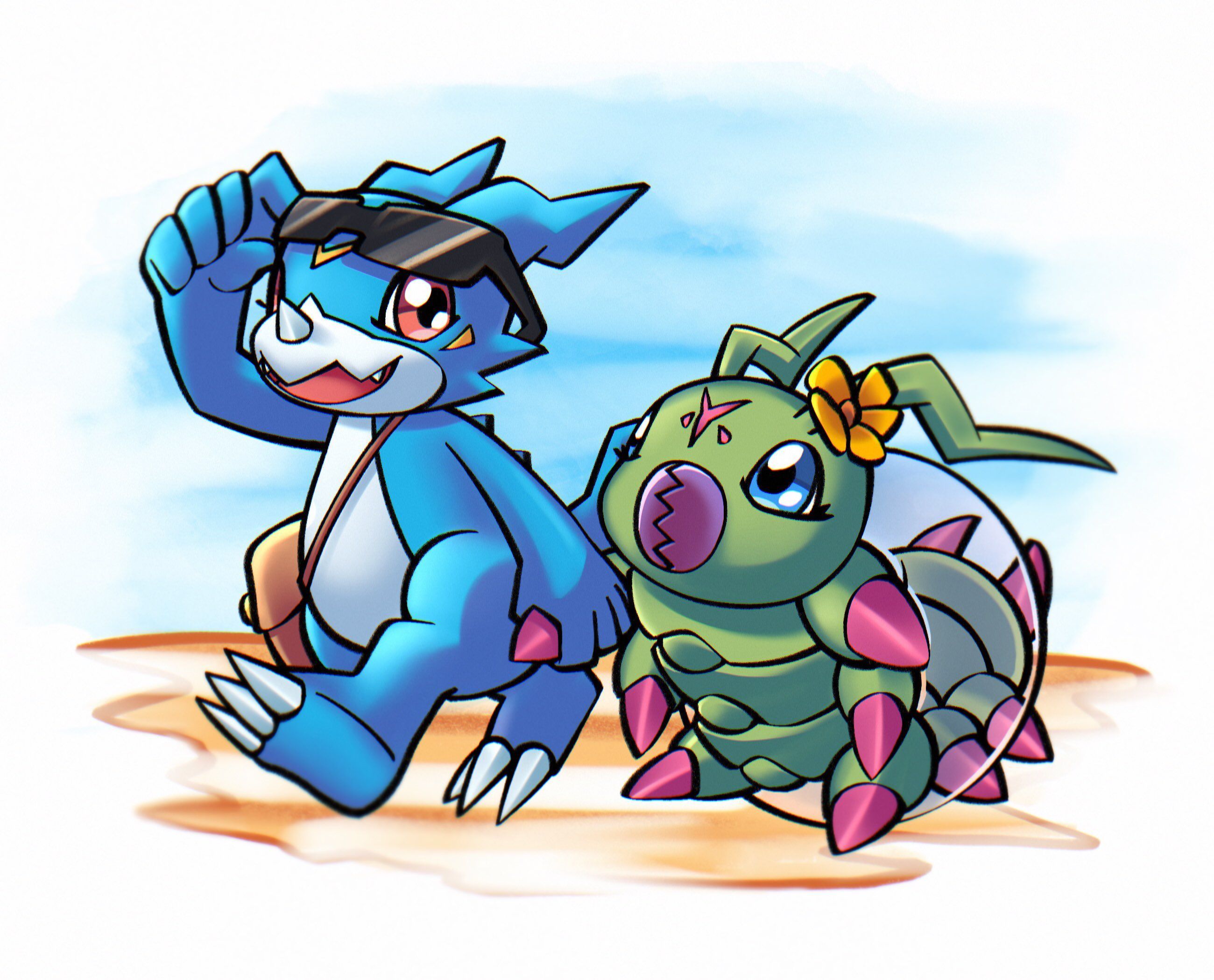 2600x2100 With the Will Digimon Forums, News, Podcast on X: RT they're going on a veecation