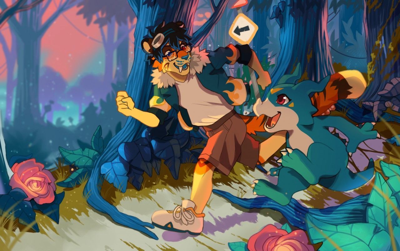 1280x803 Let's go, Veemon! by Hunter_Stirling - Fur Affinity [dot] net