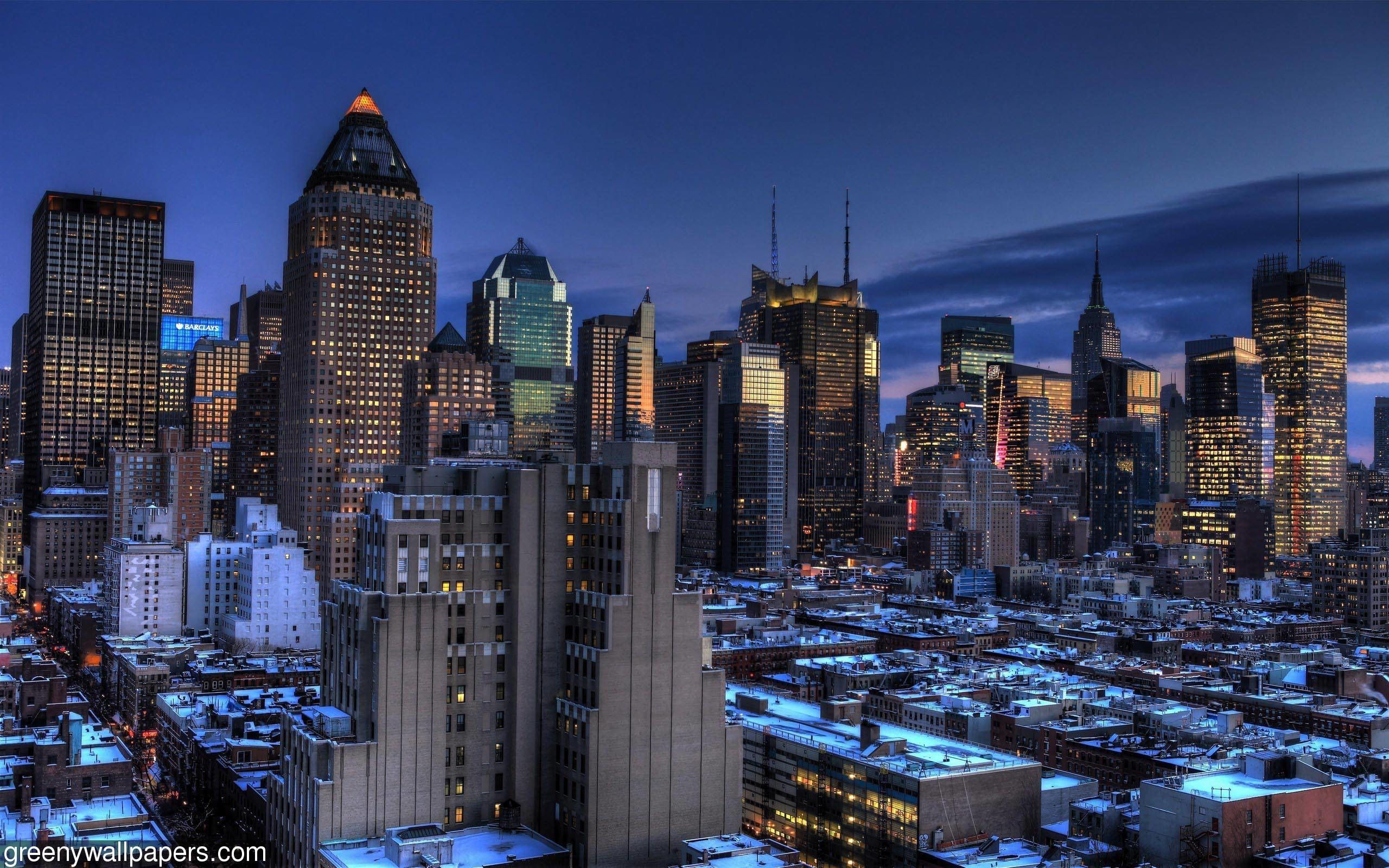 2560x1600 New York City Winter