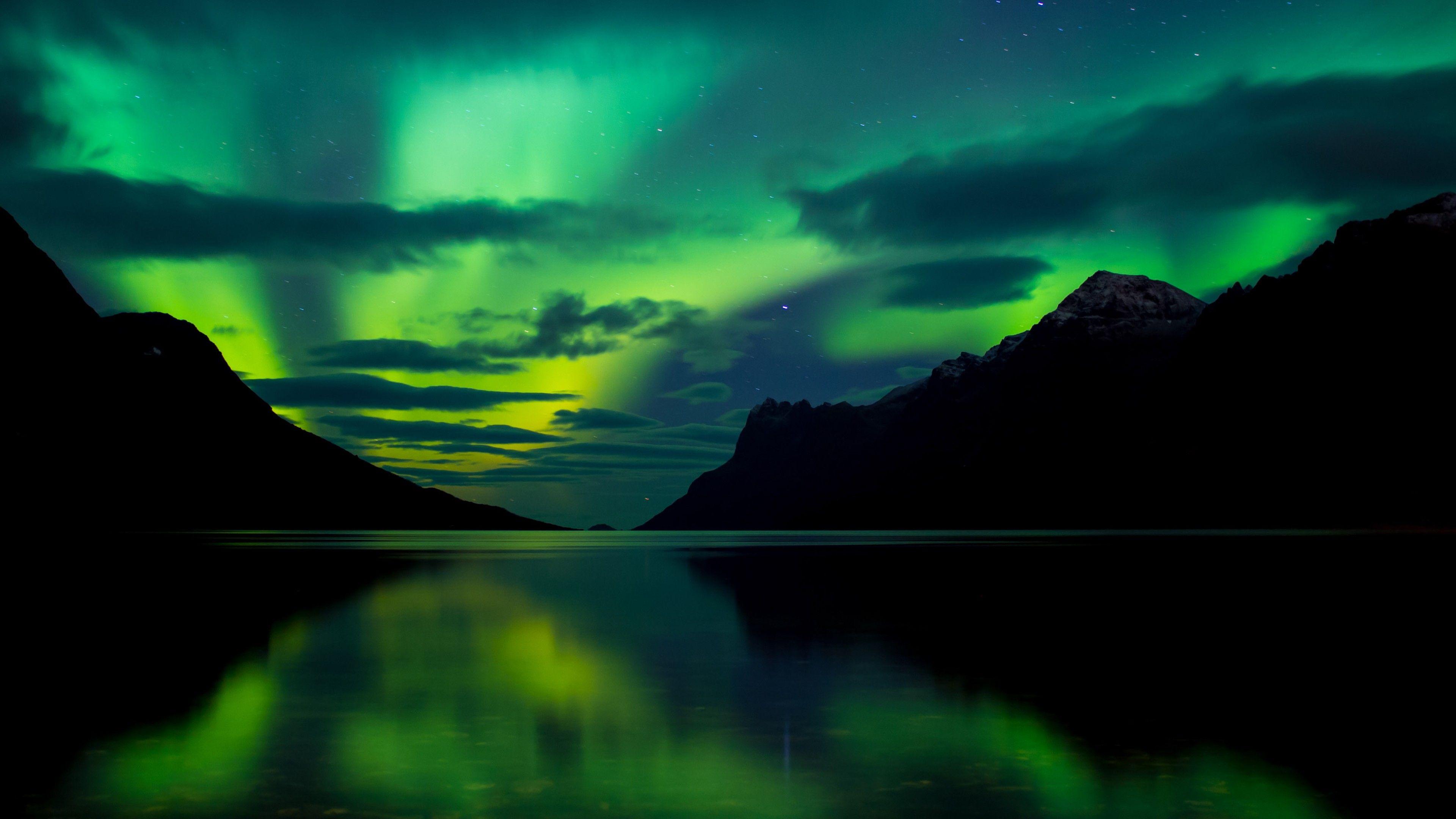 3840x2160 Wallpaper Aurora Borealis, 5k, 4k wallpaper, Abisko, Sweden, Europe