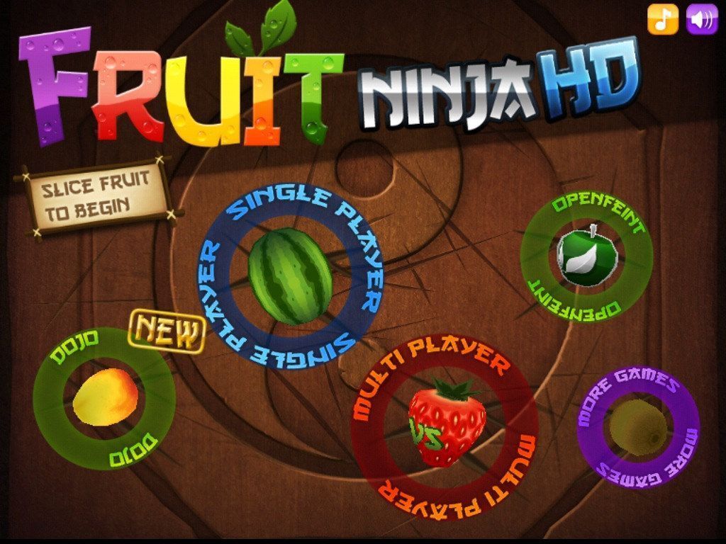 1024x768 Fruit Ninja HD