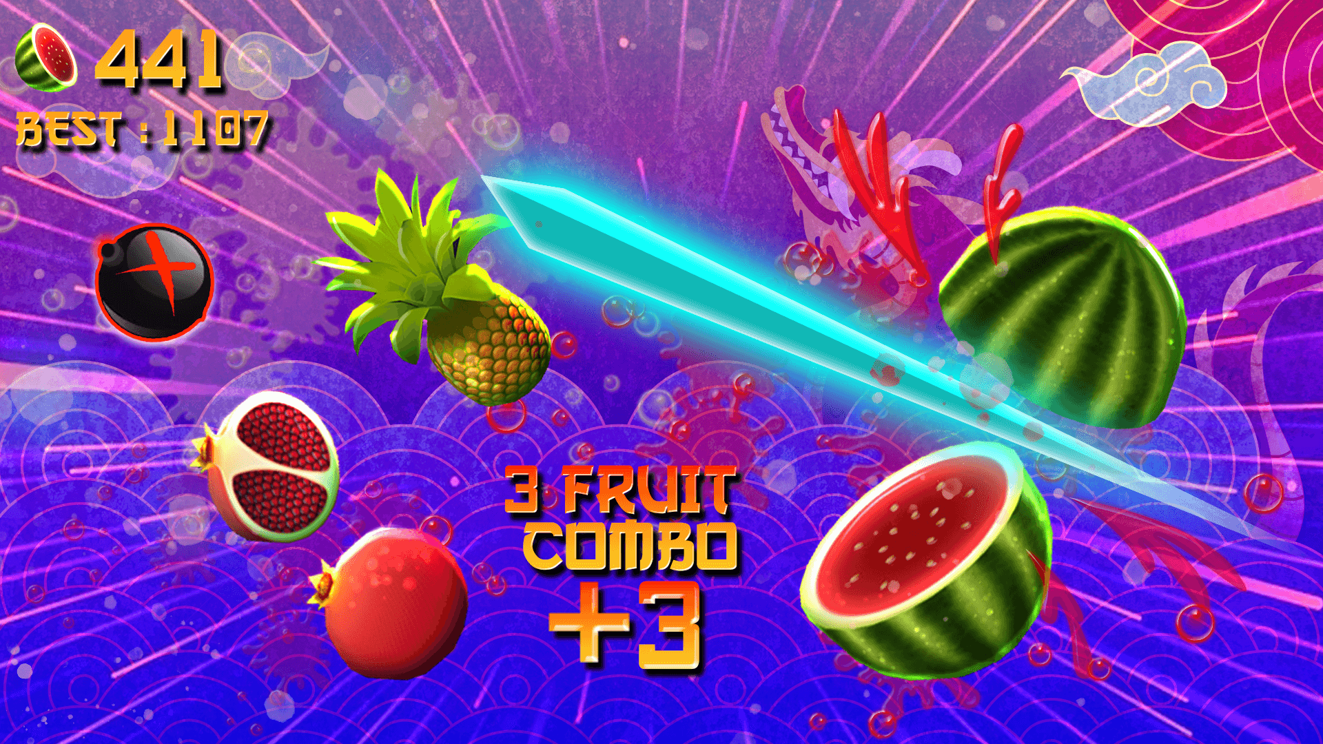 Fruit Ninja Wallpapers Top Free Fruit Ninja Backgrounds WallpaperAccess