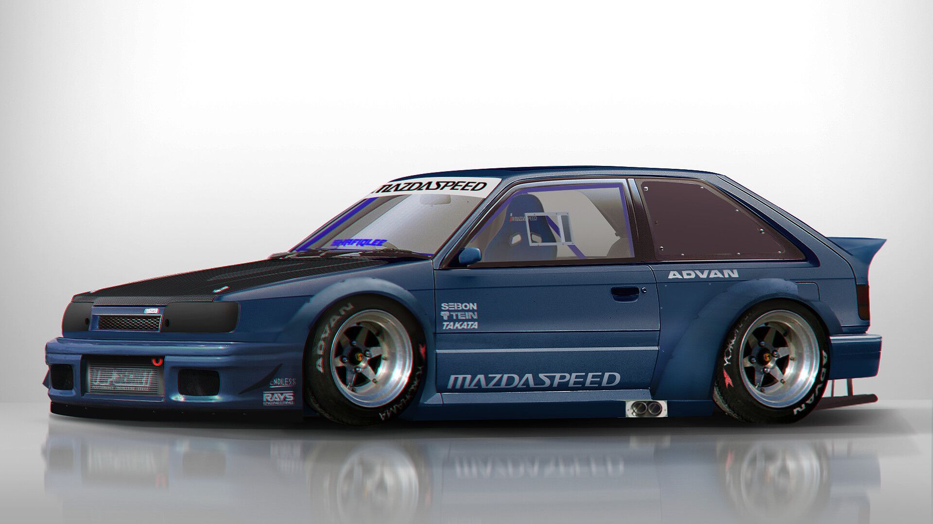 1920x1080 Mazda 323 BF Turbo 4WD