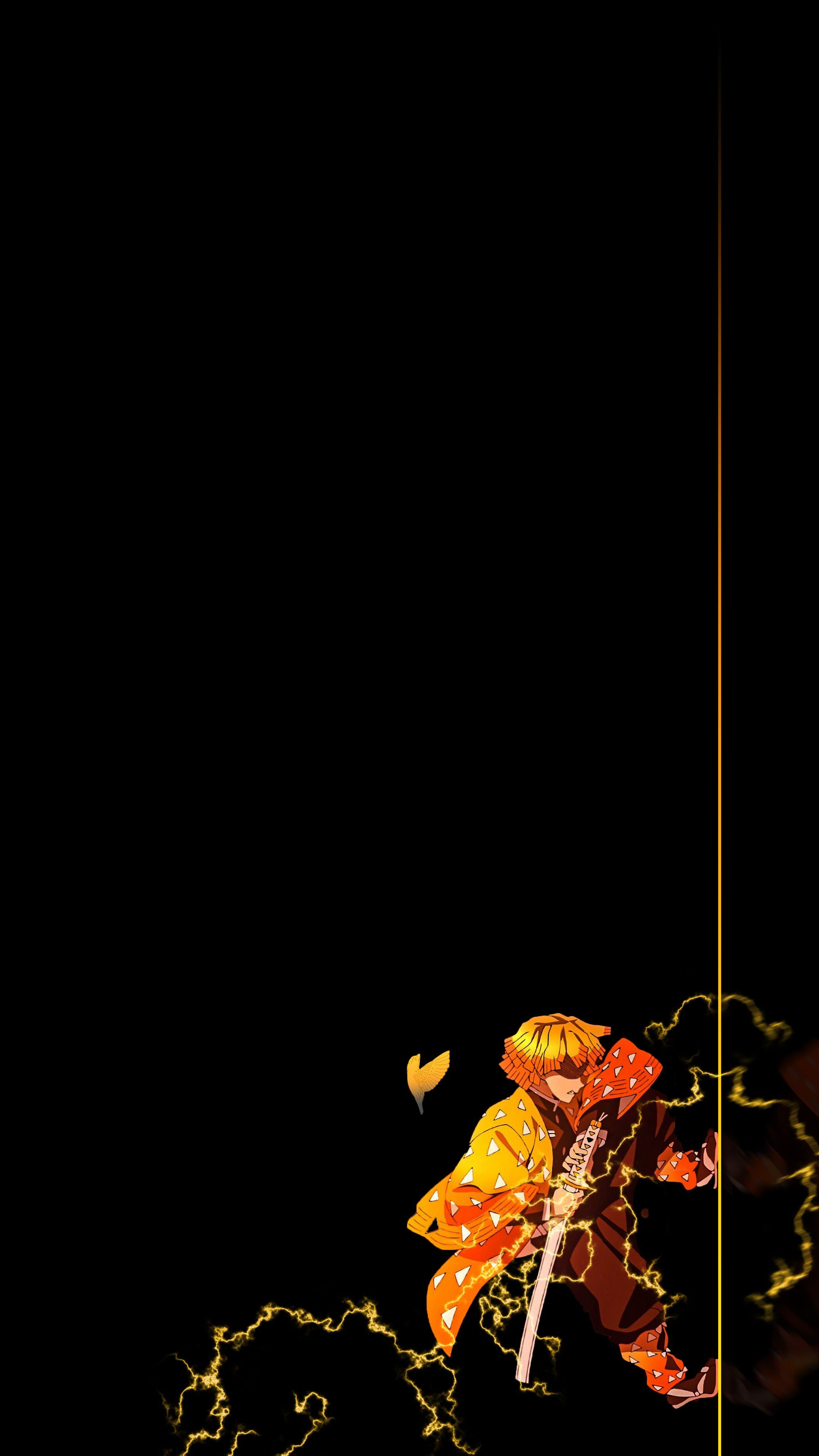 2160x3840 Mobile wallpaper: Anime, Demon Slayer: Kimetsu No Yaiba, Zenitsu Agatsuma, 1404765 download the picture for free