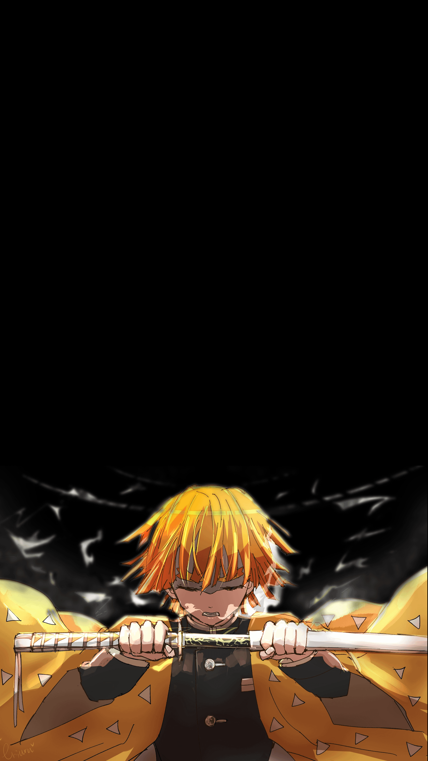 1440x2560 Zenitsu Agatsuma of Demon Slayer: Kimetsu no Yaiba [1440X2560]
