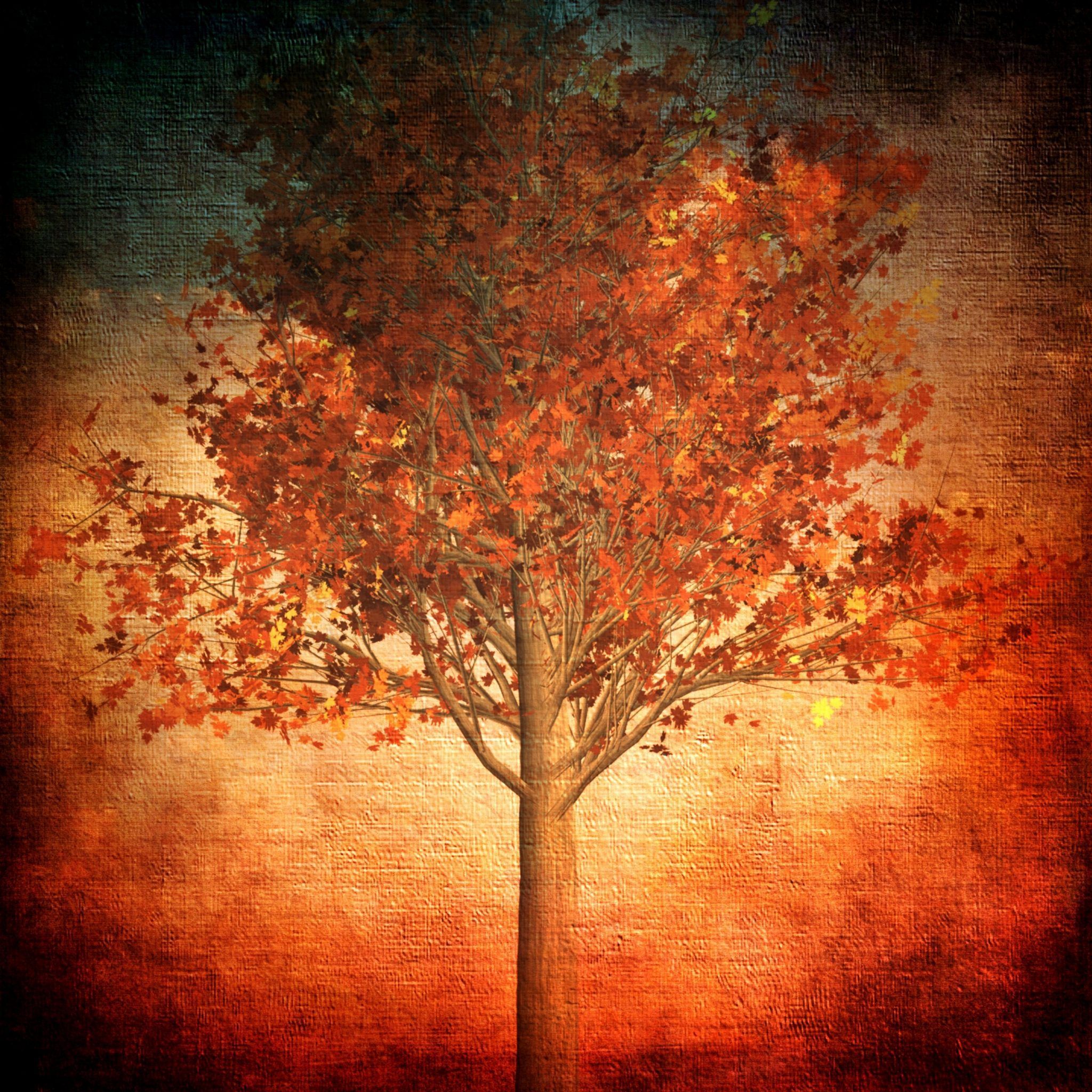 2048x2048 Aesthetic Autumn Red Fall Leaves Nature iPad Wallpaper iPad Wallpaper 4k iPad Wallpaper 5k free download iPad Pro, iPad Mini, iPad Air, iOS, iPadOS, Parallax, iPad retina Wallpaper