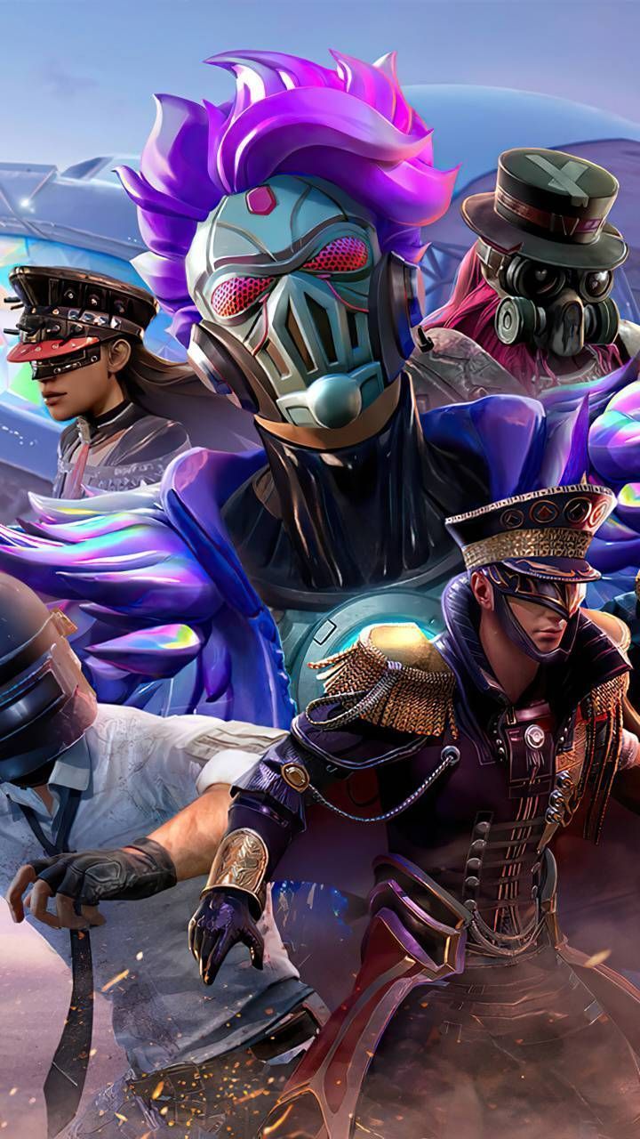 720x1280 BGMI X Suit Wallpaper