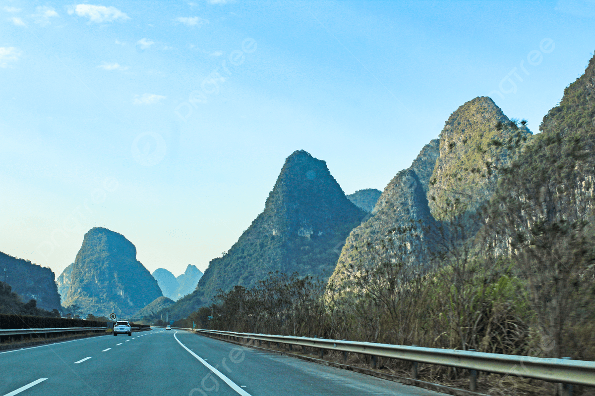 1200x800 Expressway Under Guilin Mountain Background, Highway, Road, High Way Background Image And Wallpaper for Free Download