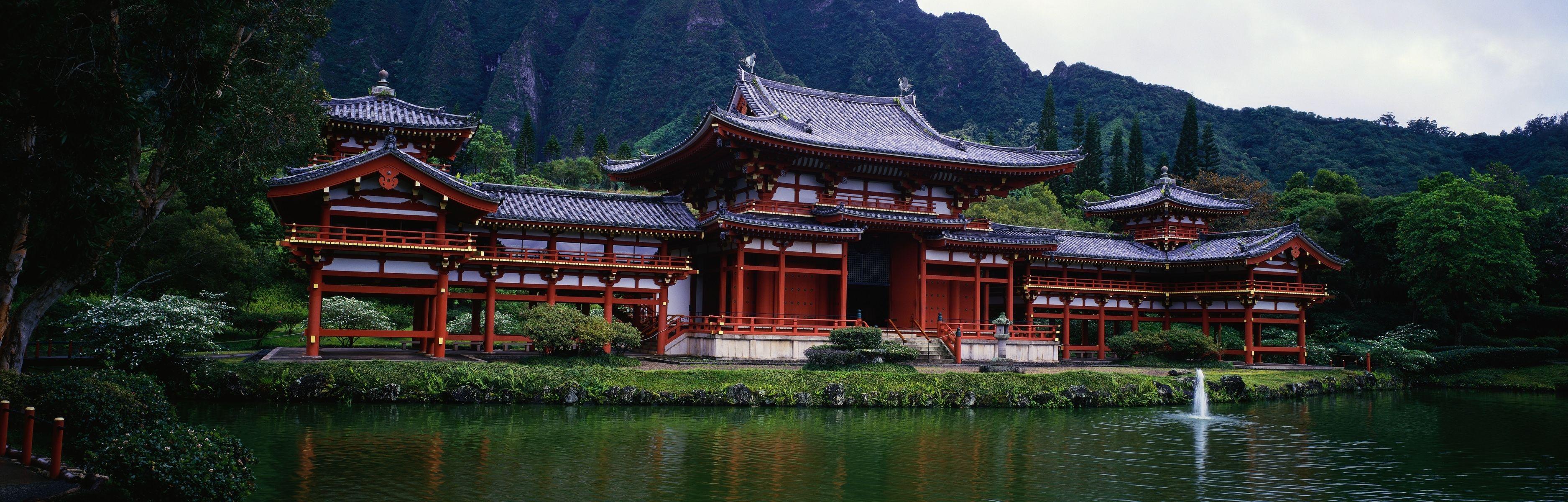 3750x1200 Asian Architecture wallpaper, Multi Monitor, HQ Asian Architecture
