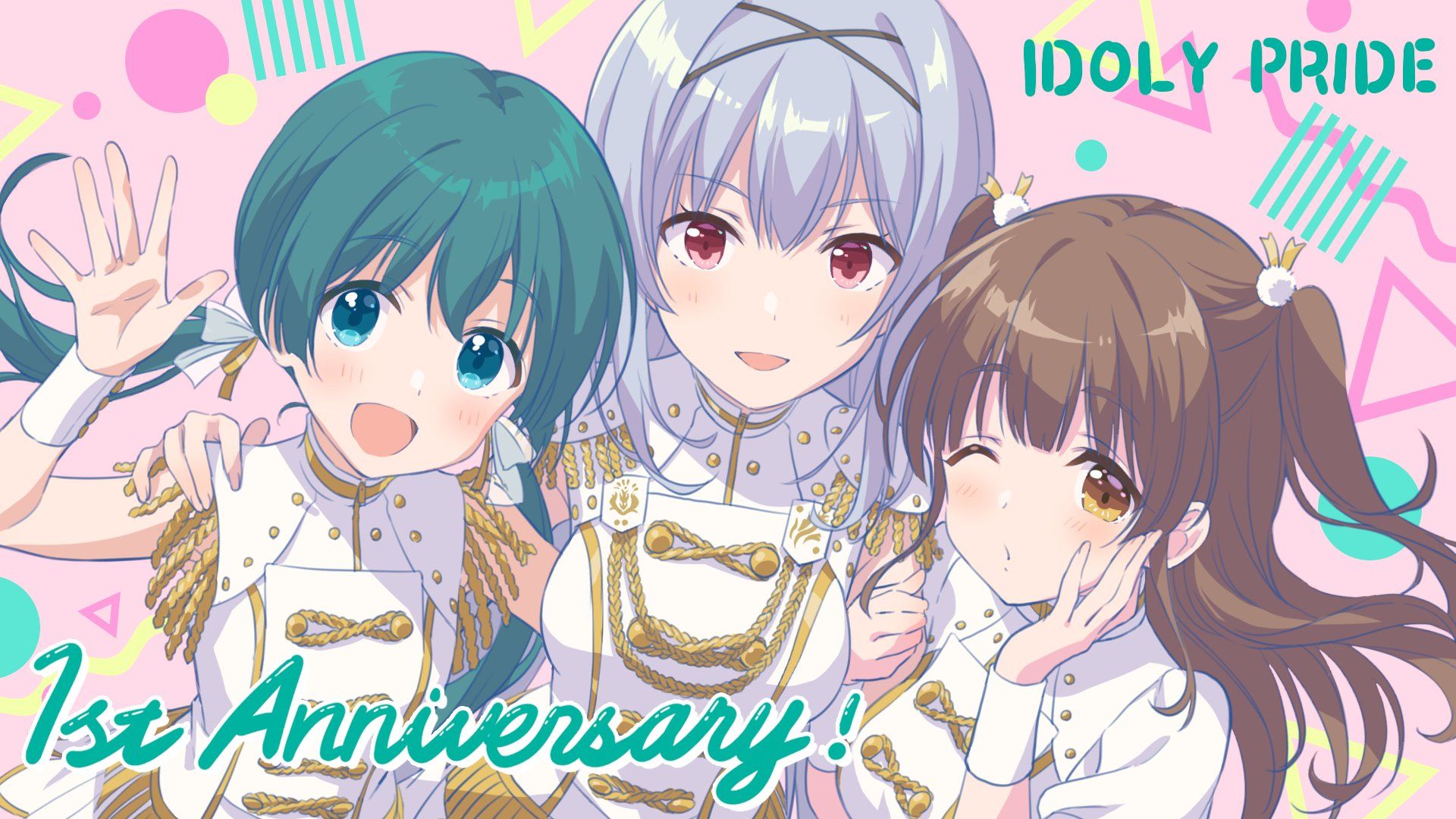 1920x1080 idoly pride okuyama sumire suzumura yuu tendou rui tagme uniform wallpaper
