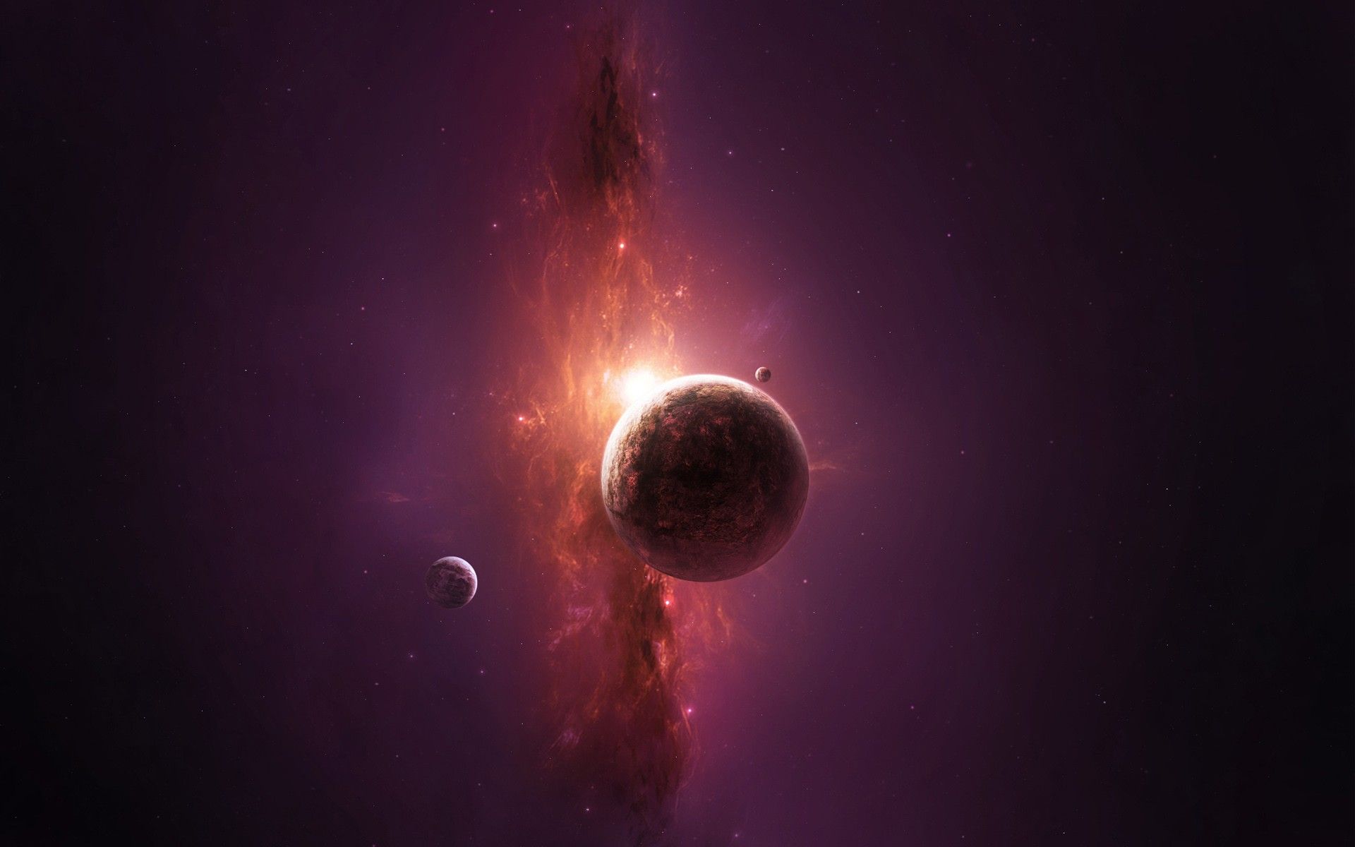 1920x1200 Space Time Wallpaper