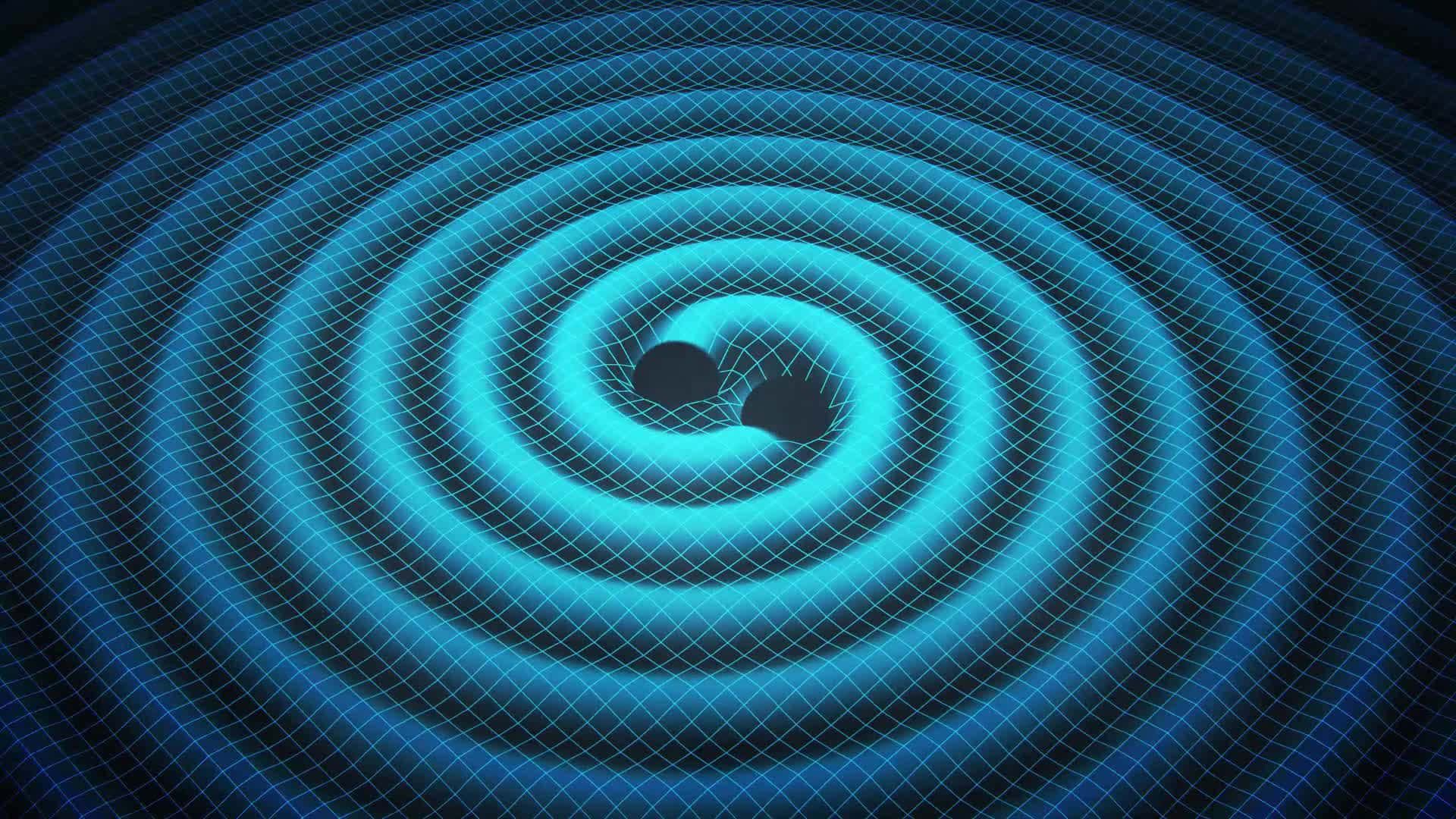 1920x1080 Download Gravitational Waves In Space Time Fabric Wallpaper