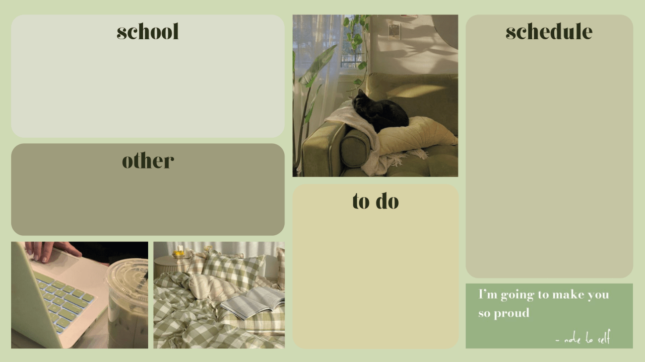 1280x720 Aesthetic Organizer Wallpaper