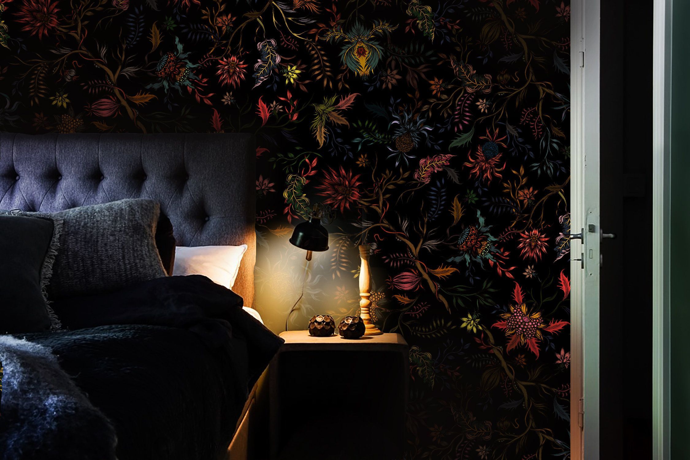 Dark Bedroom Wallpapers - Top Free Dark Bedroom Backgrounds ...