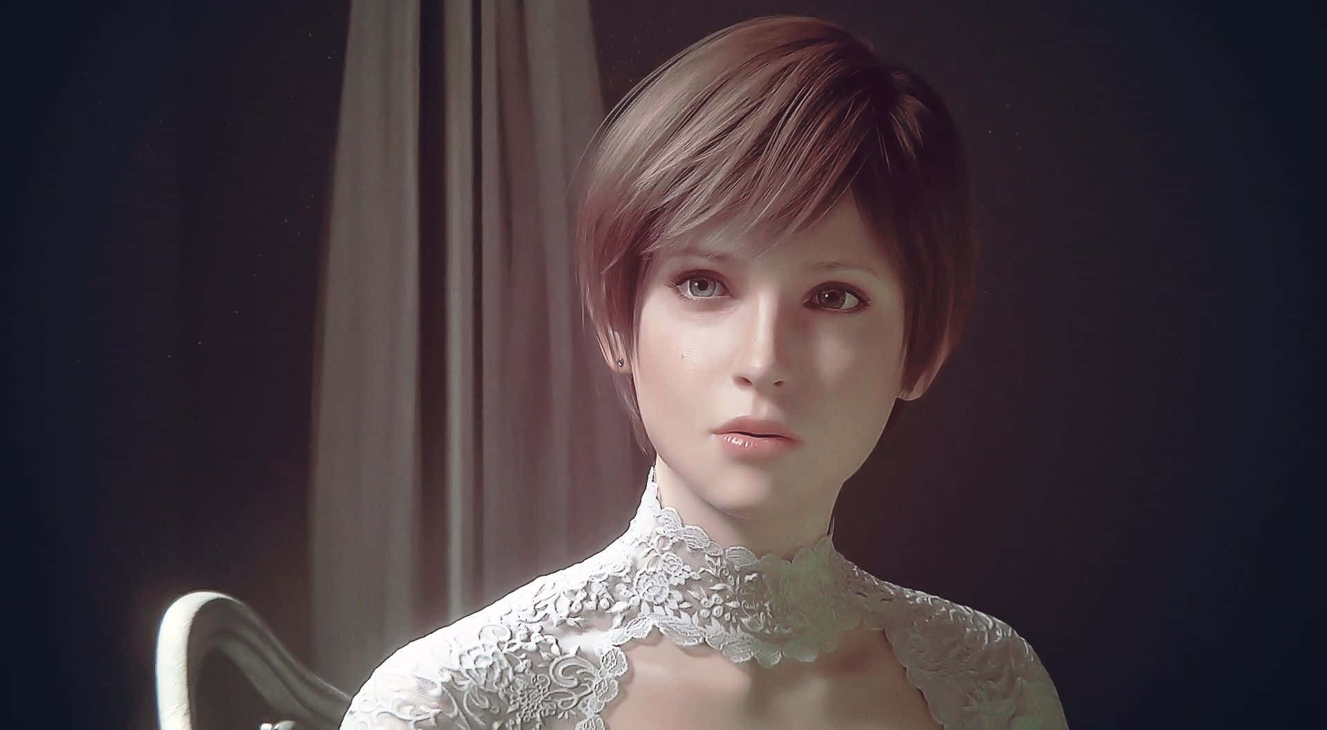 1920x1056 Download Caption: Rebecca Chambers In Action Wallpaper