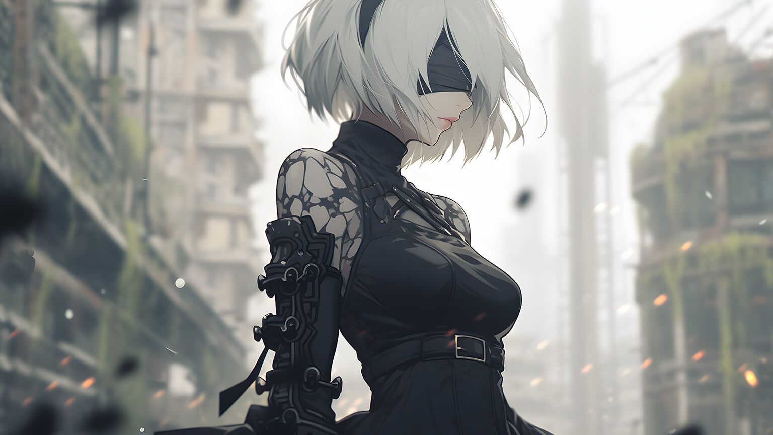 Nier 2B Wallpapers - Top Free Nier 2B Backgrounds - WallpaperAccess