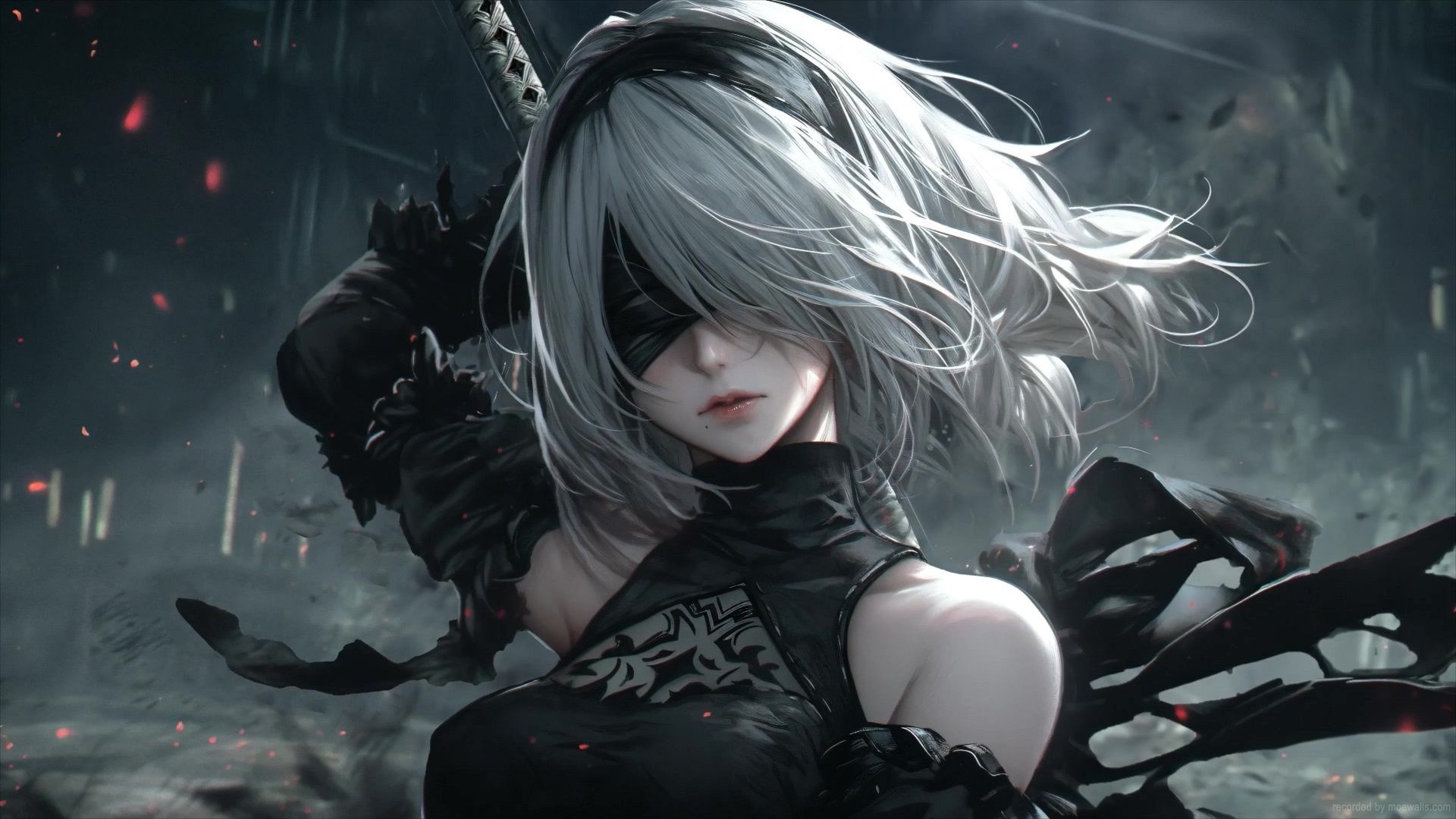 Nier 2B Wallpapers - Top Free Nier 2B Backgrounds - WallpaperAccess