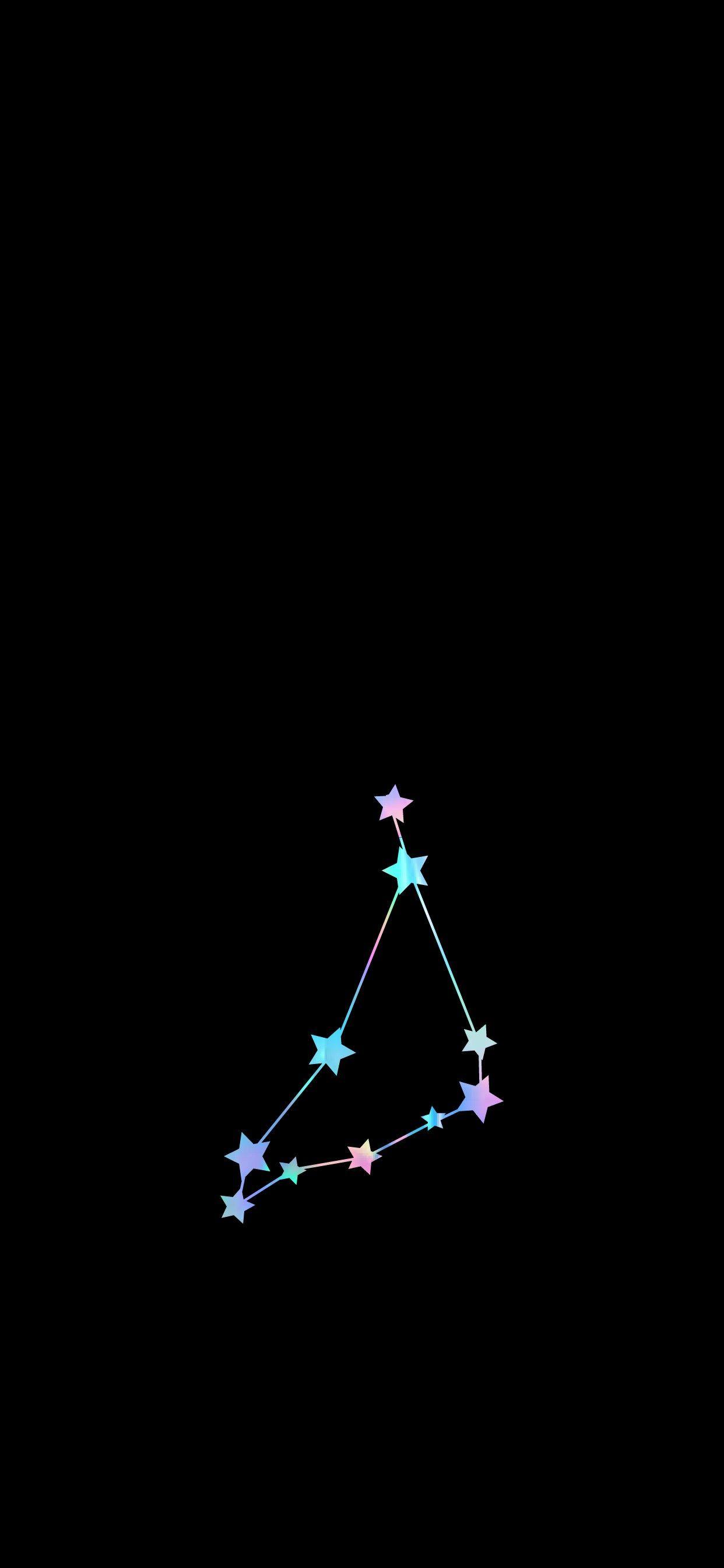 1242x2688 Free Dainty Astrology Sign iPhone Wallpaper and Ivory