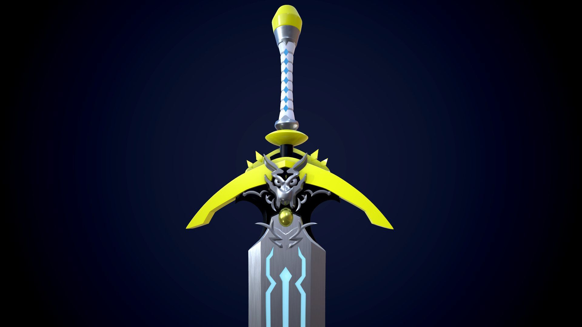 1920x1080 Master as a sword UE5 forest environment render