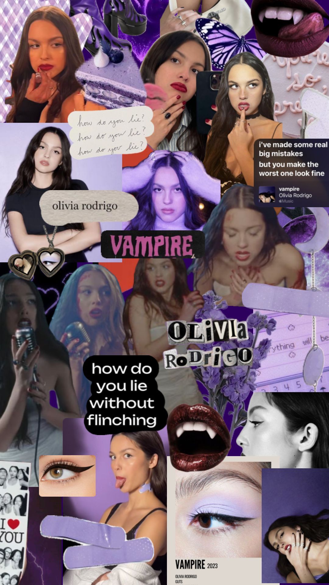 1080x1920 Check out getaway_cqr's Shuffles olivia rodrigo vampire #vampire # oliviarodrigo #guts. Olivia, Music collage, Her music