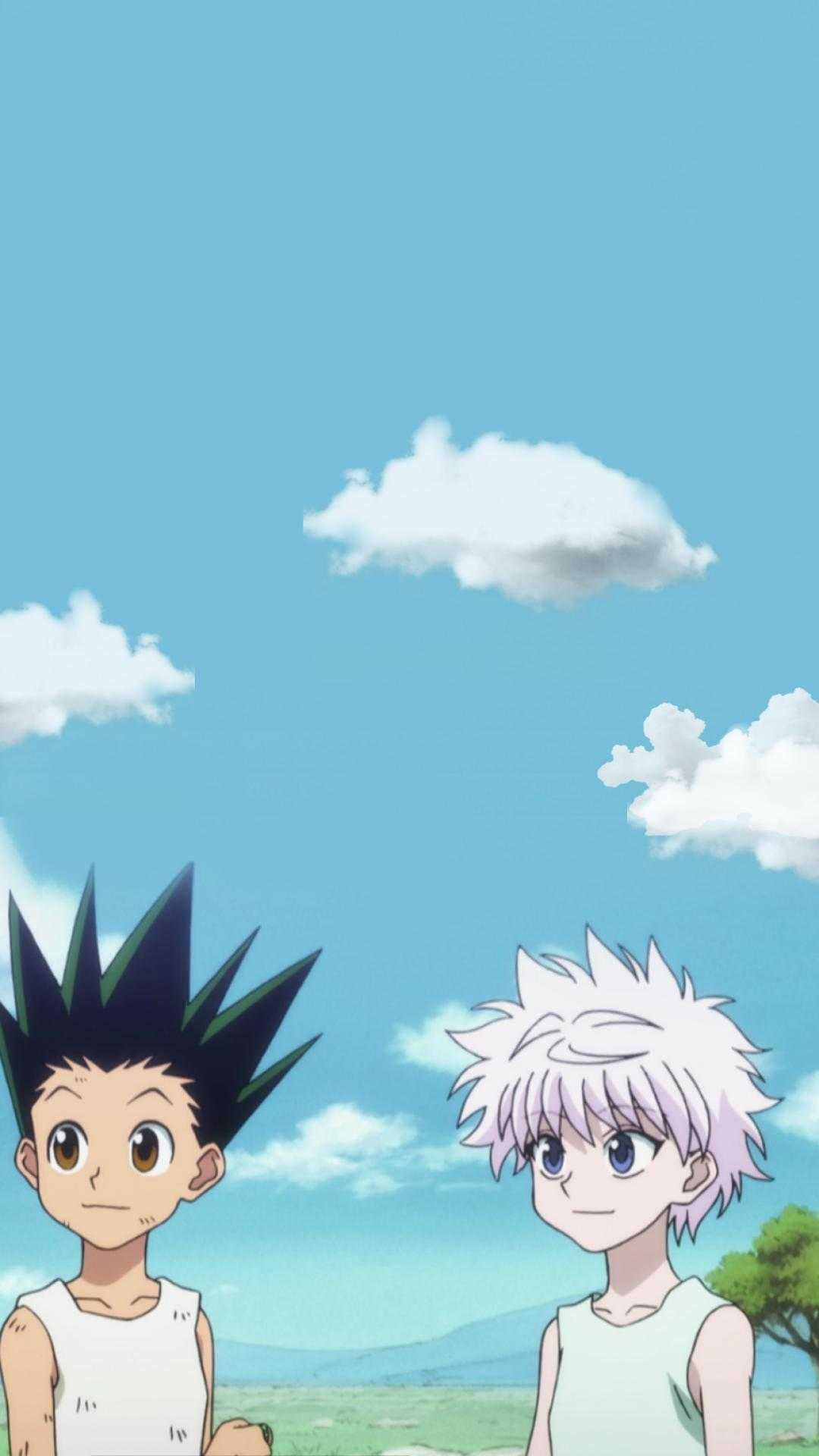 1080x1920 Gon And Killua Wallpaper Gon And Killua Wallpaper with the keywords chibi, Gon And Killua, hxh, Kurapika. htt. Cute anime wallpaper, Hunter anime, Anime wallpaper