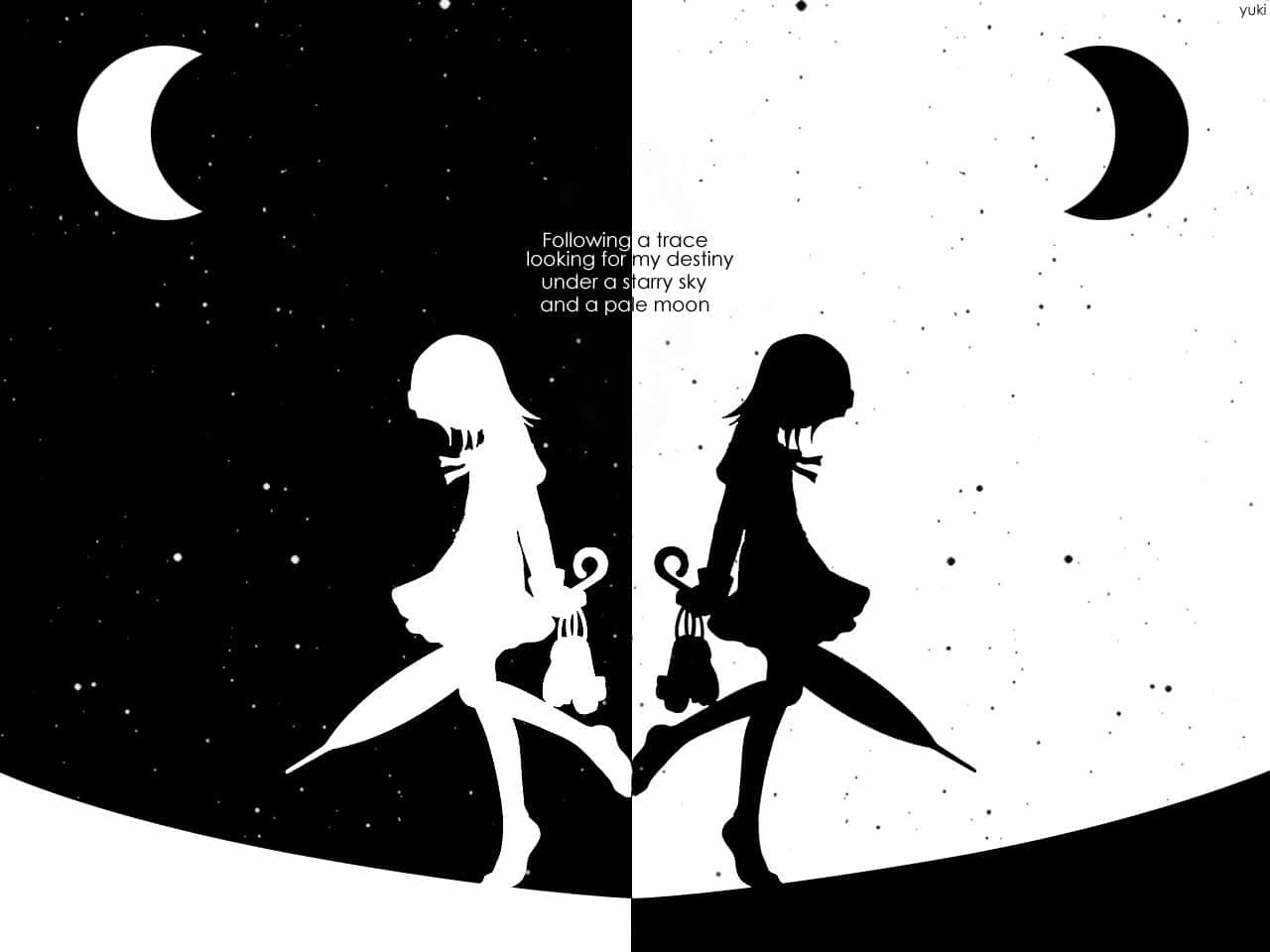 1280x960 Download 'Mix of Monochrome and Anime Dreams' Wallpaper